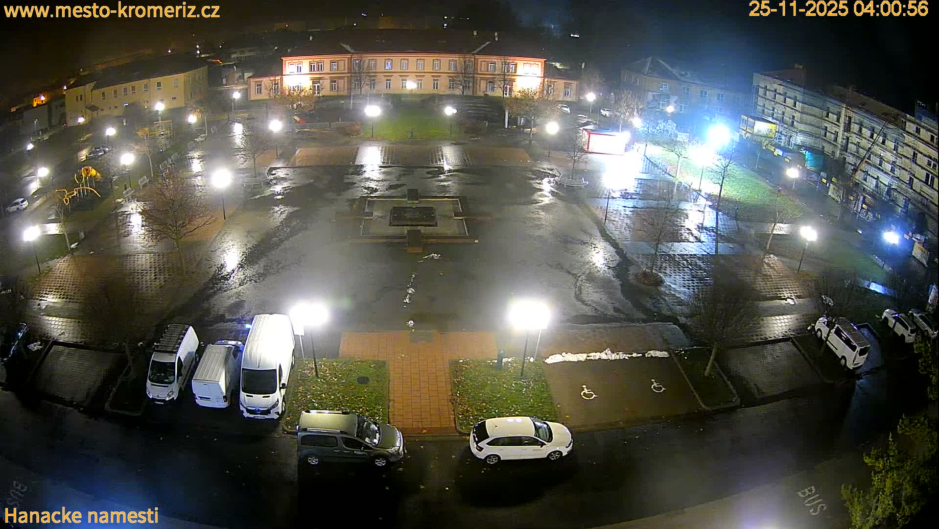 Kroměříž - Hanácké Náměstí Square Live Cam - Kromeriz, Zlin, Czechia