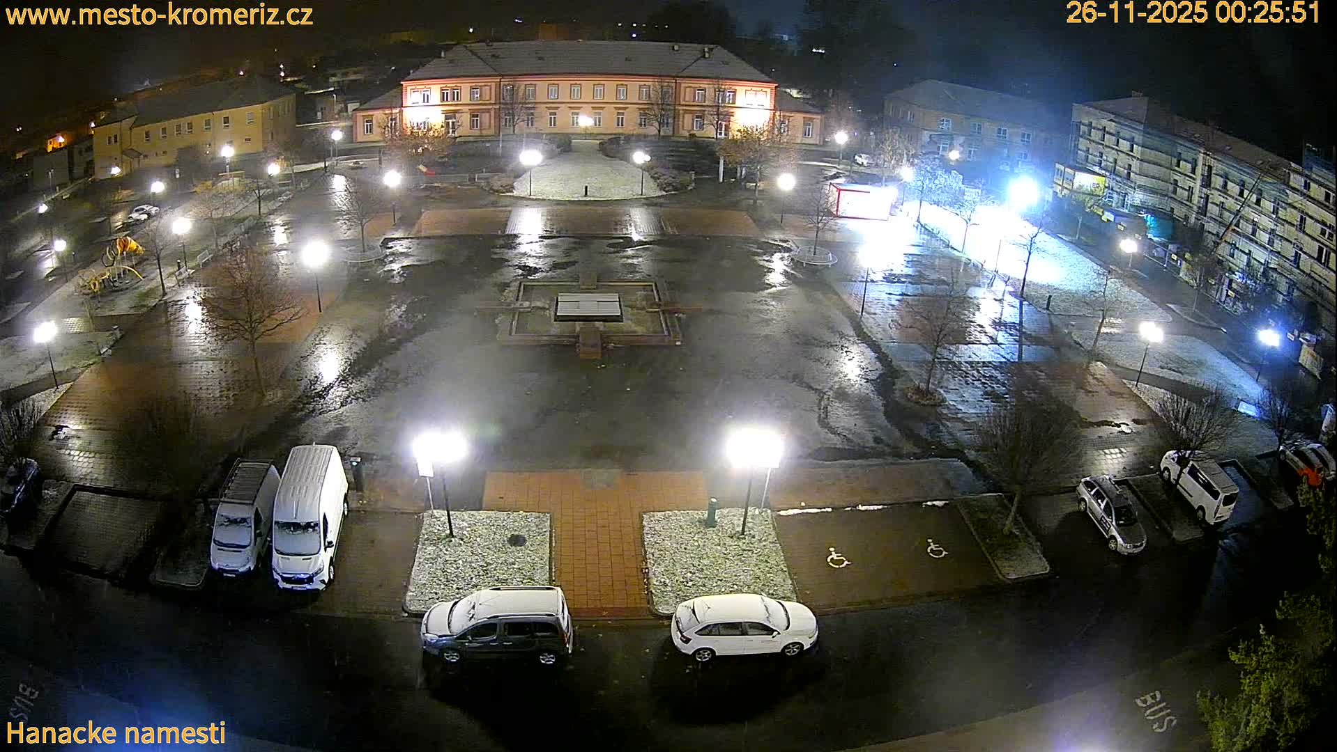 Kroměříž - Hanácké Náměstí Square Live Cam - Kromeriz, Zlin, Czechia