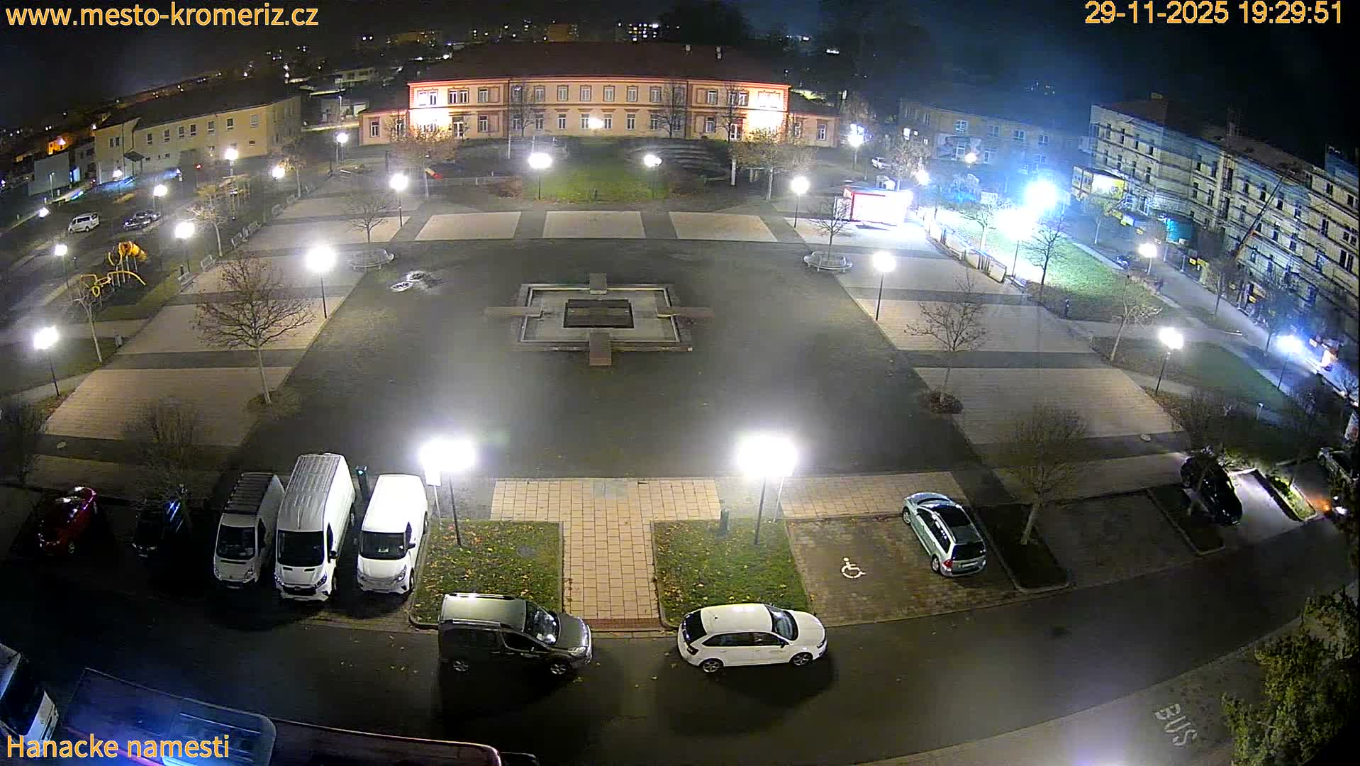 Kroměříž - Hanácké Náměstí Square Live Cam - Kromeriz, Zlin, Czechia