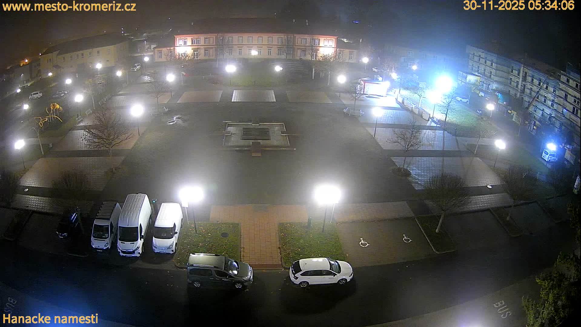 Kroměříž - Hanácké Náměstí Square Live Cam - Kromeriz, Zlin, Czechia