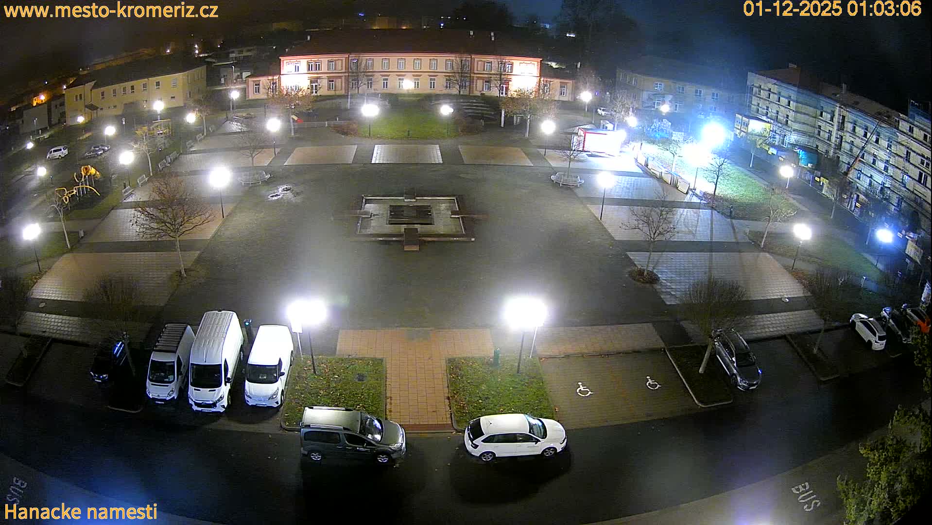 Kroměříž - Hanácké Náměstí Square Live Cam - Kromeriz, Zlin, Czechia