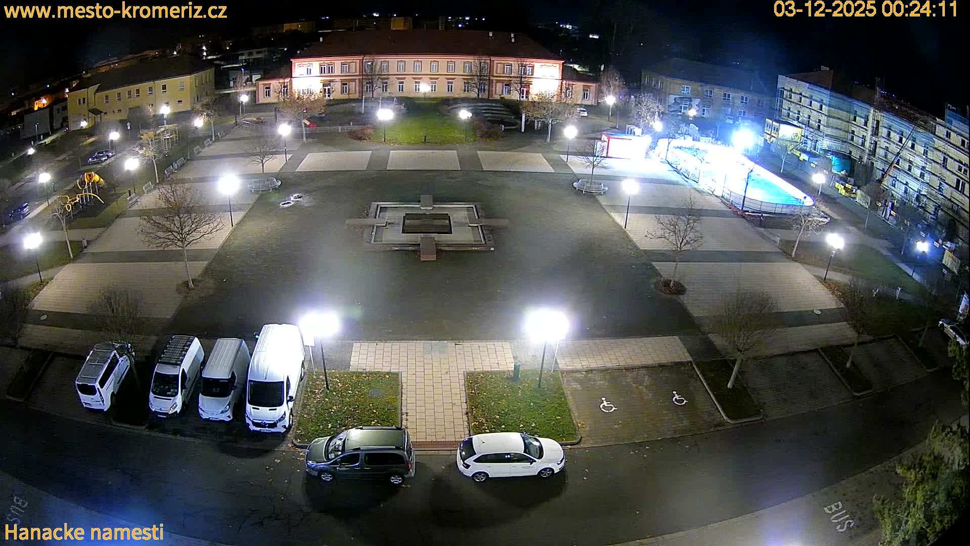 Kroměříž - Hanácké Náměstí Square Live Cam - Kromeriz, Zlin, Czechia