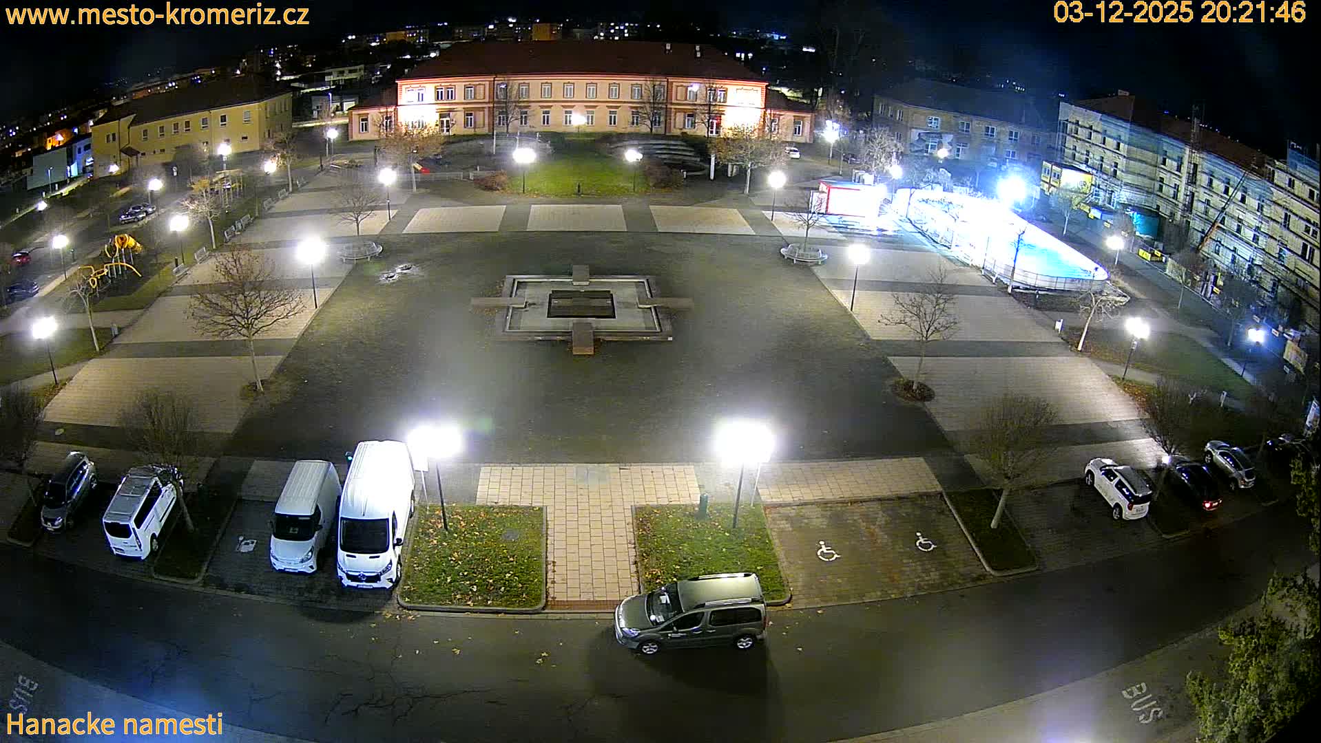 Kroměříž - Hanácké Náměstí Square Live Cam - Kromeriz, Zlin, Czechia