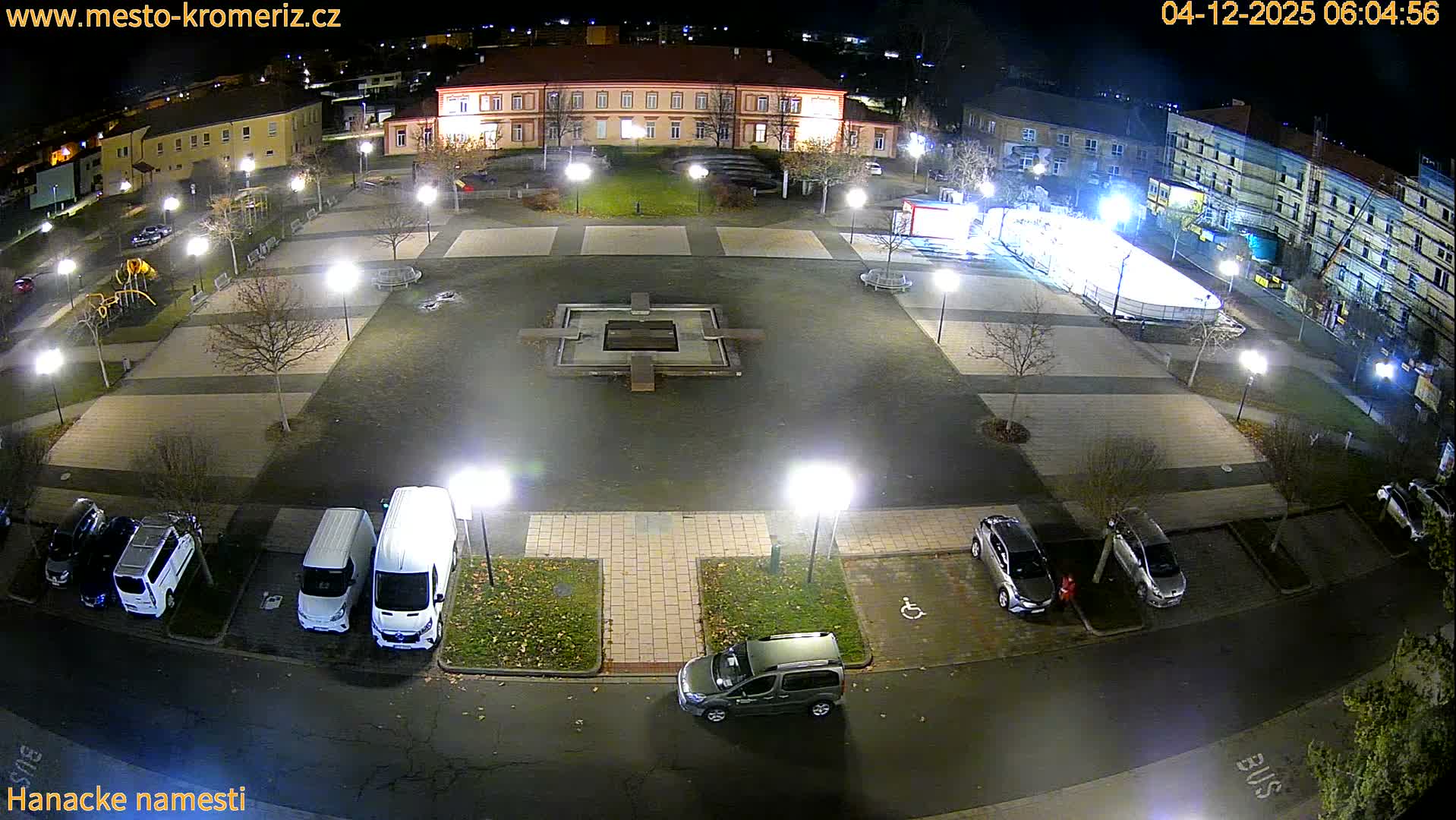Kroměříž - Hanácké Náměstí Square Live Cam - Kromeriz, Zlin, Czechia
