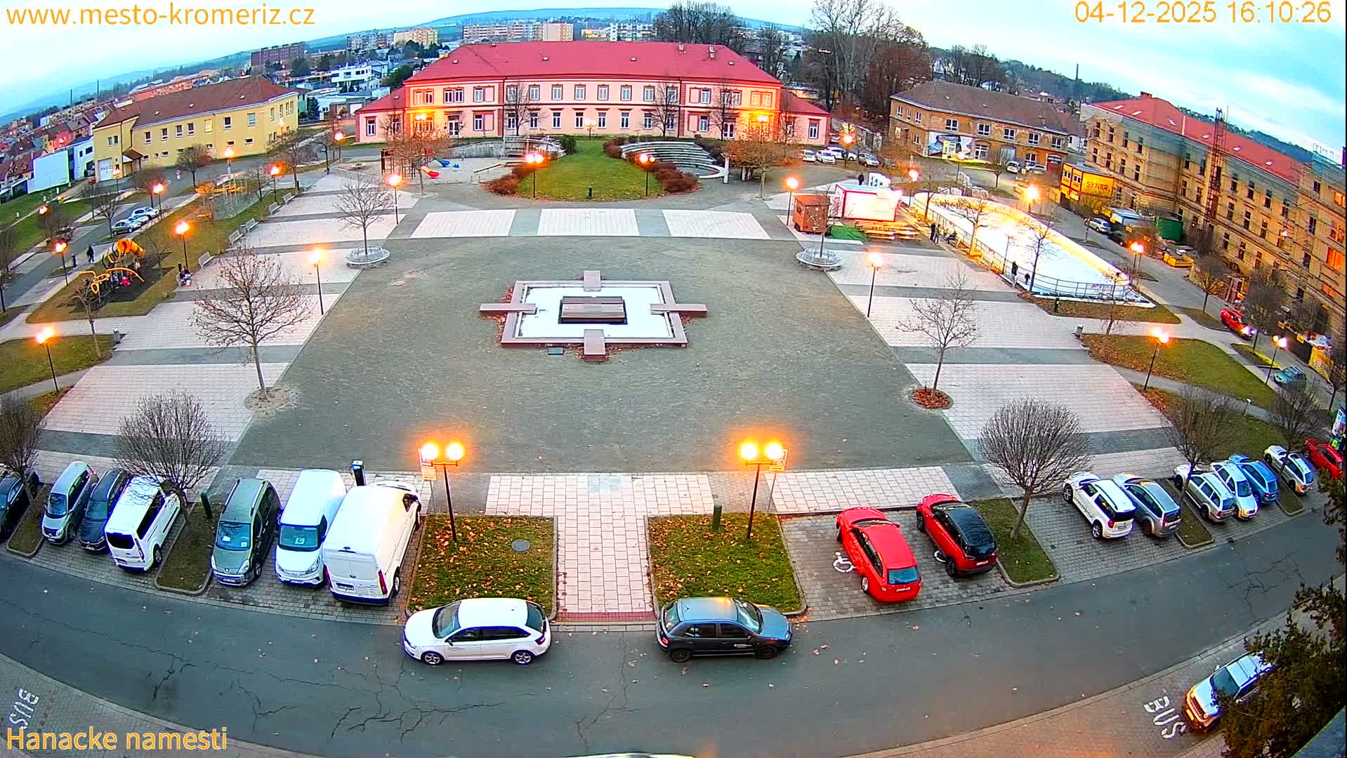 Kroměříž - Hanácké Náměstí Square Live Cam - Kromeriz, Zlin, Czechia
