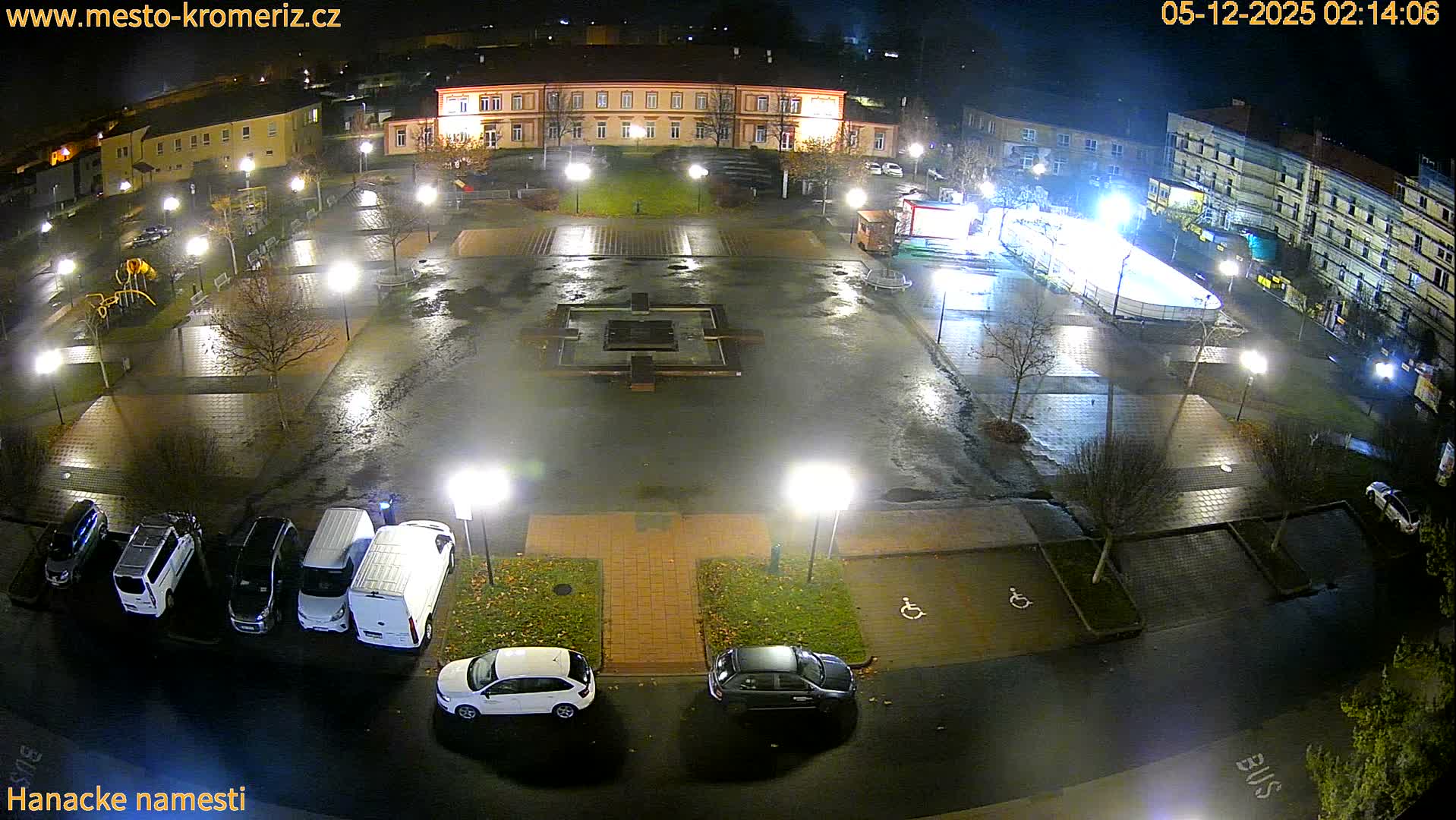 Kroměříž - Hanácké Náměstí Square Live Cam - Kromeriz, Zlin, Czechia
