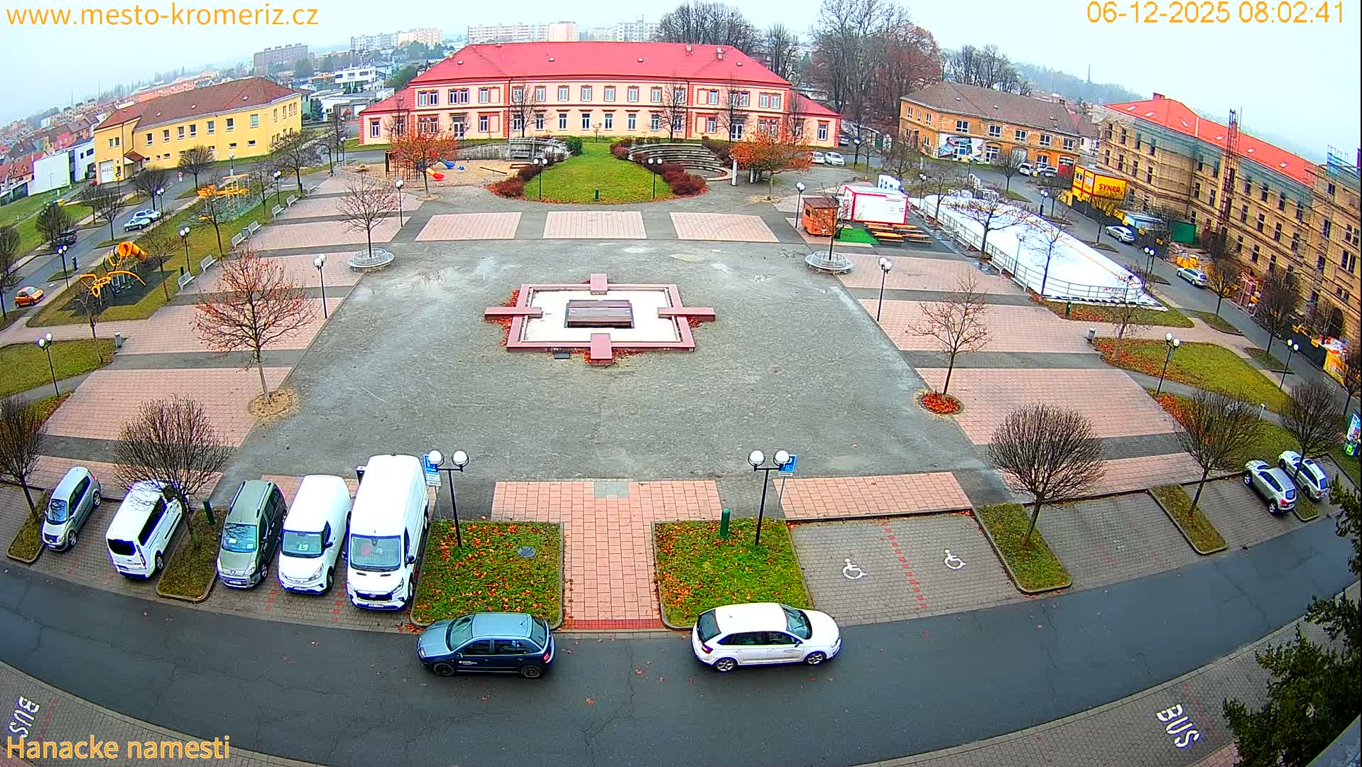 Kroměříž - Hanácké Náměstí Square Live Cam - Kromeriz, Zlin, Czechia