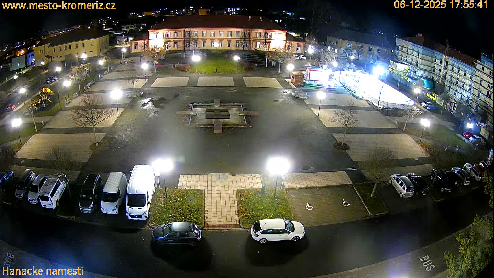 Kroměříž - Hanácké Náměstí Square Live Cam - Kromeriz, Zlin, Czechia