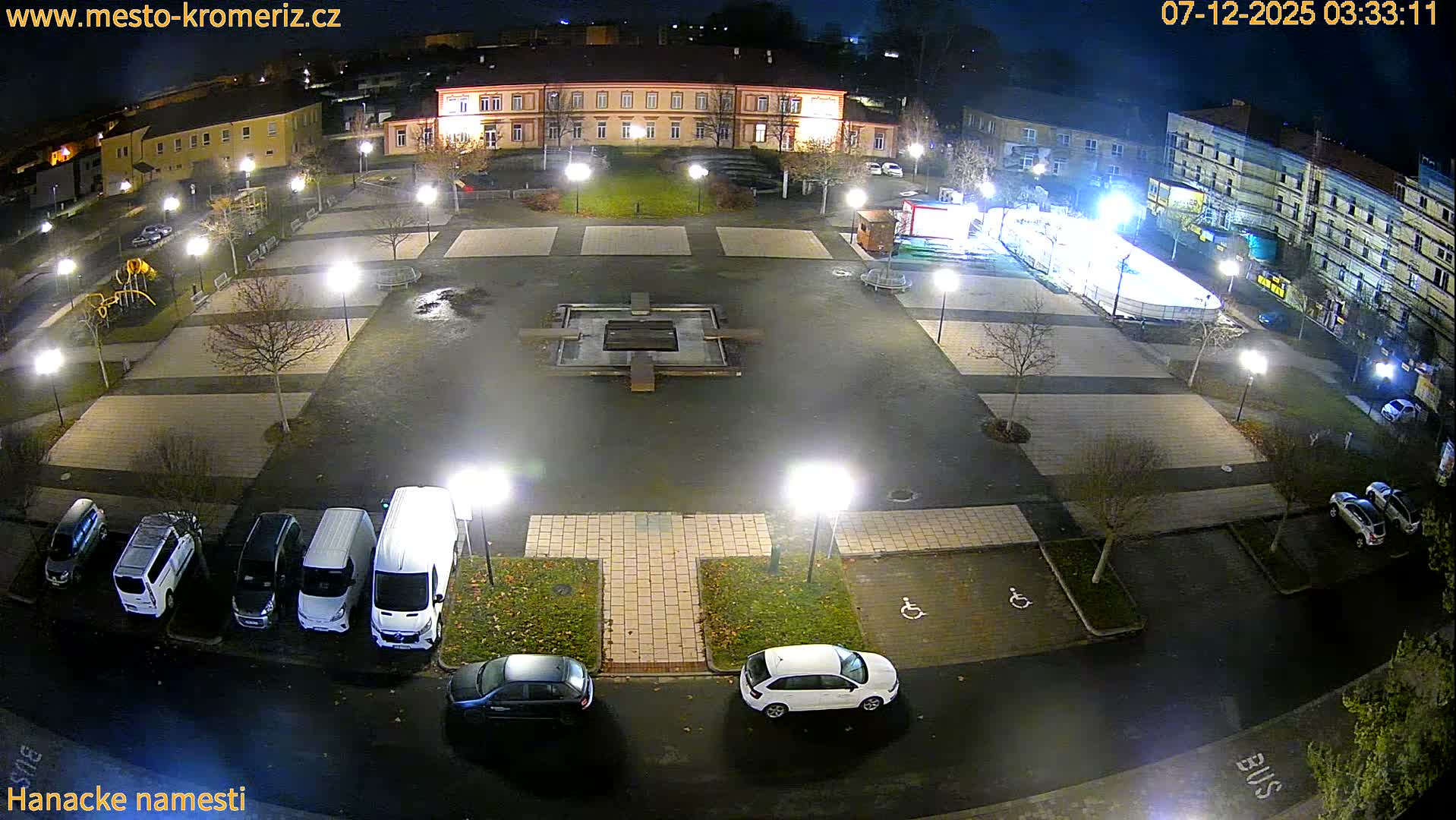 Kroměříž - Hanácké Náměstí Square Live Cam - Kromeriz, Zlin, Czechia