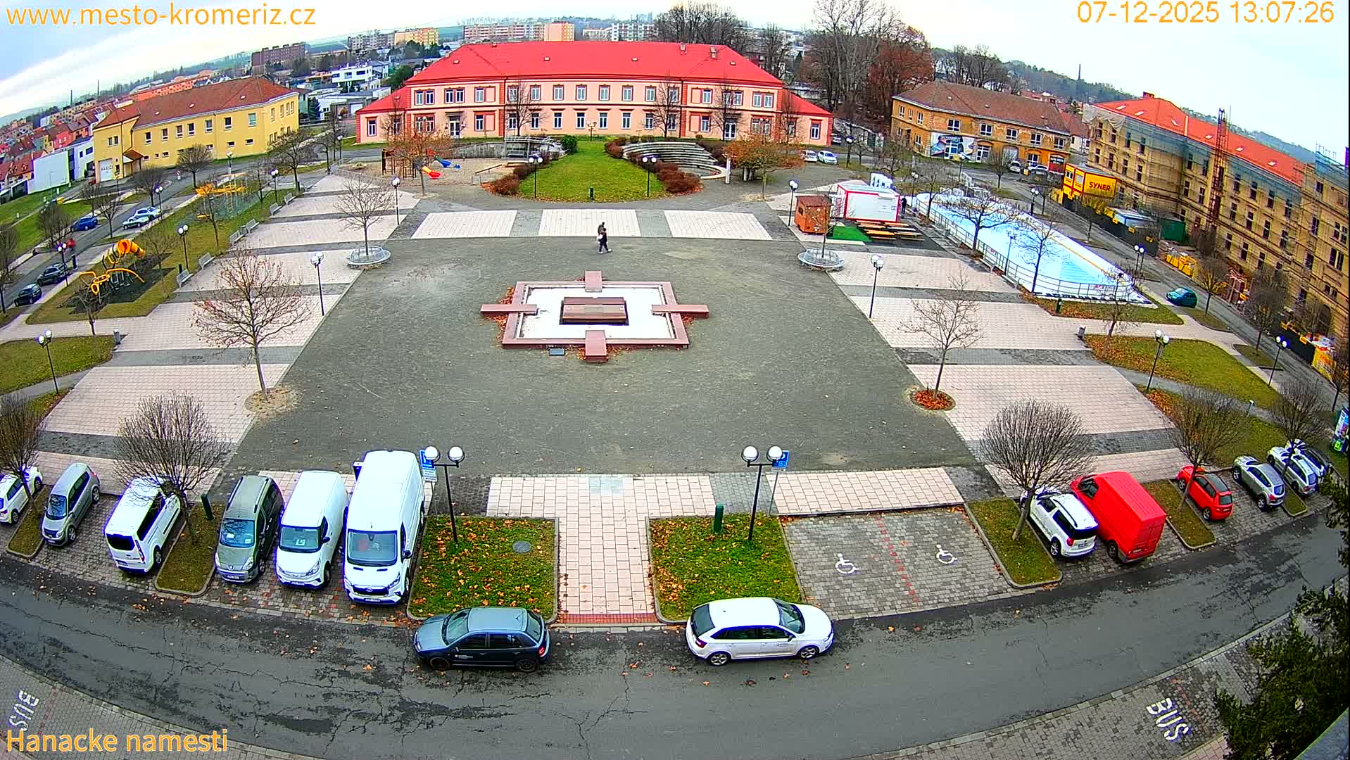 Kroměříž - Hanácké Náměstí Square Live Cam - Kromeriz, Zlin, Czechia