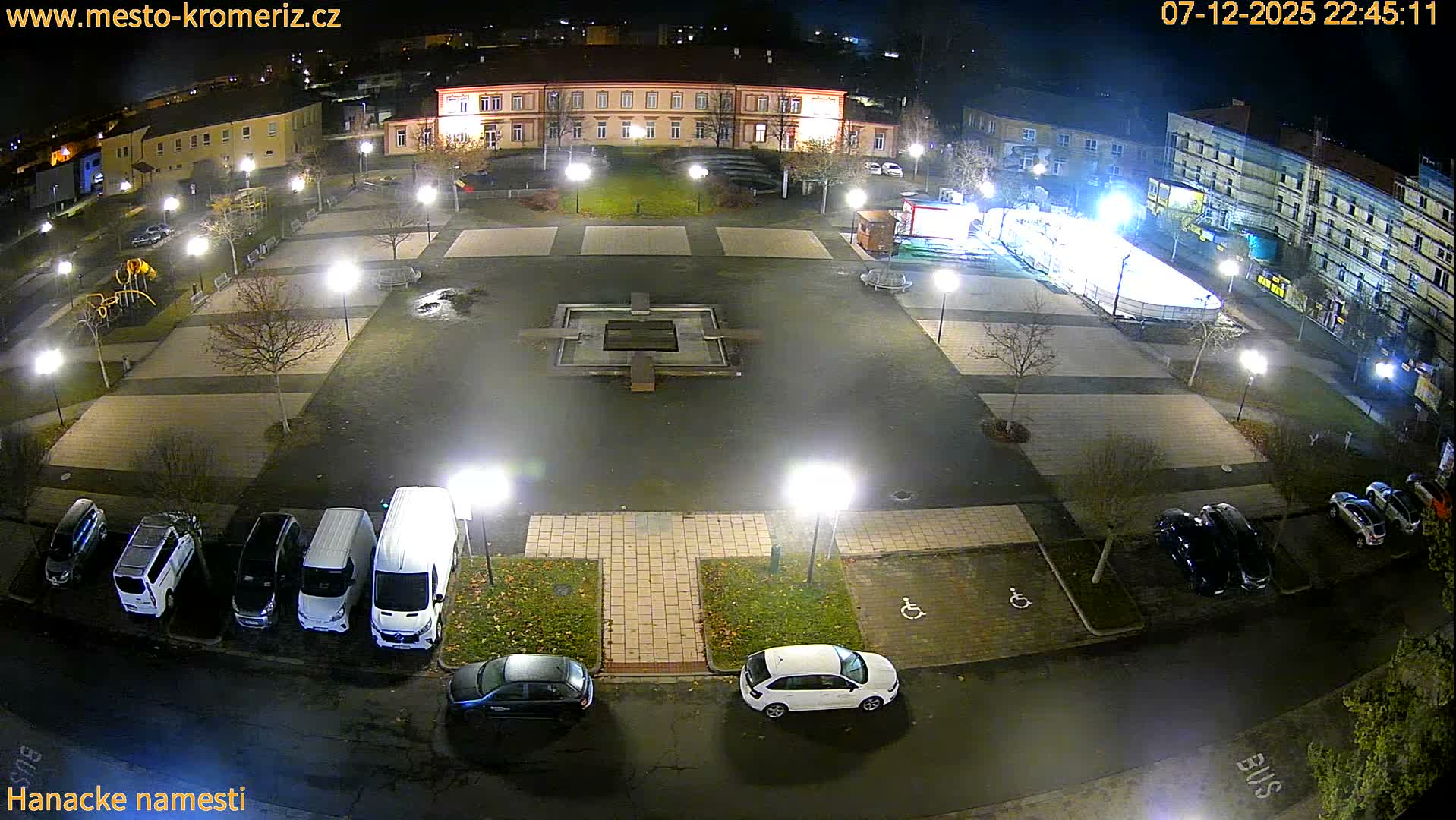 Kroměříž - Hanácké Náměstí Square Live Cam - Kromeriz, Zlin, Czechia