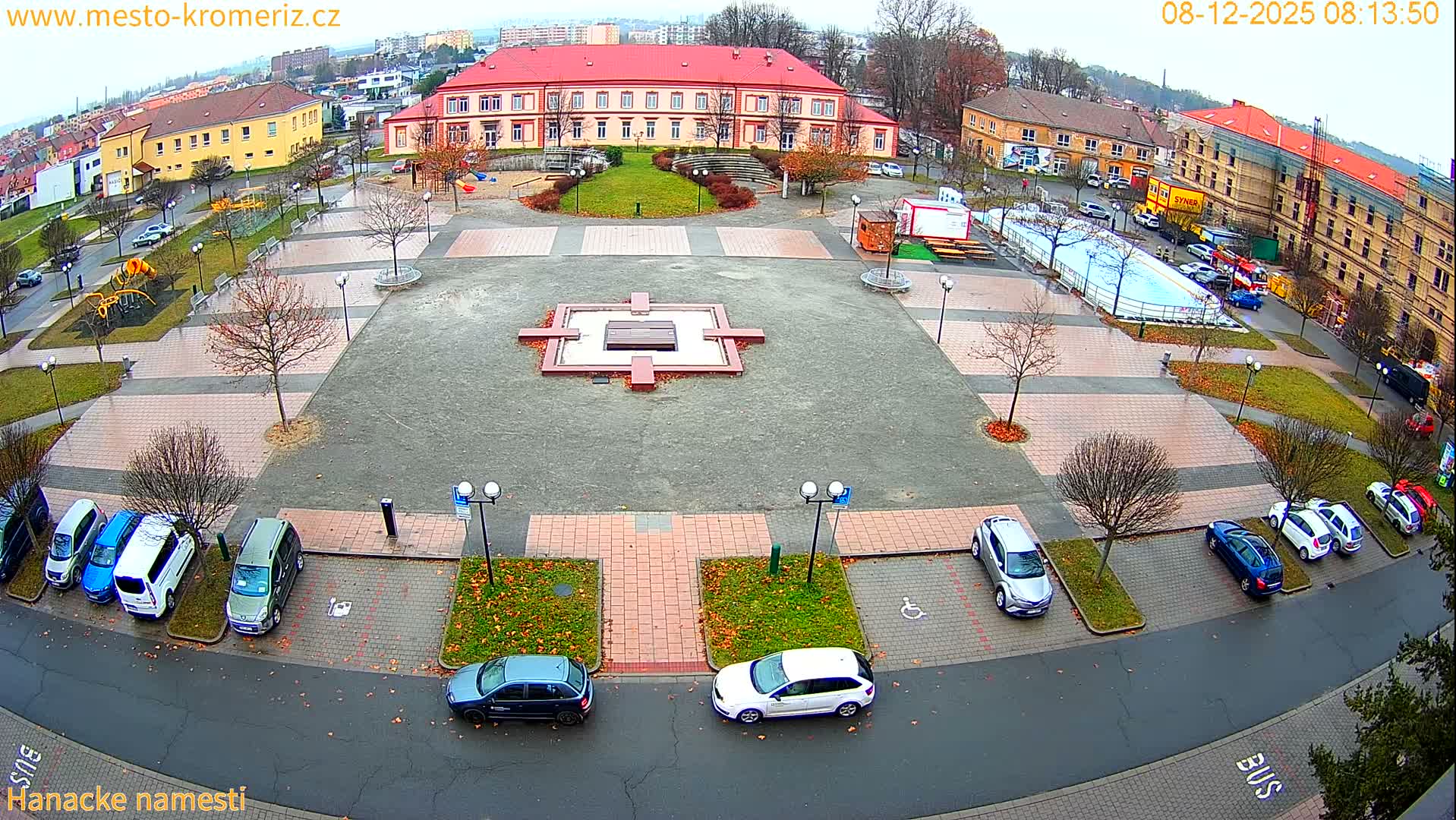 Kroměříž - Hanácké Náměstí Square Live Cam - Kromeriz, Zlin, Czechia