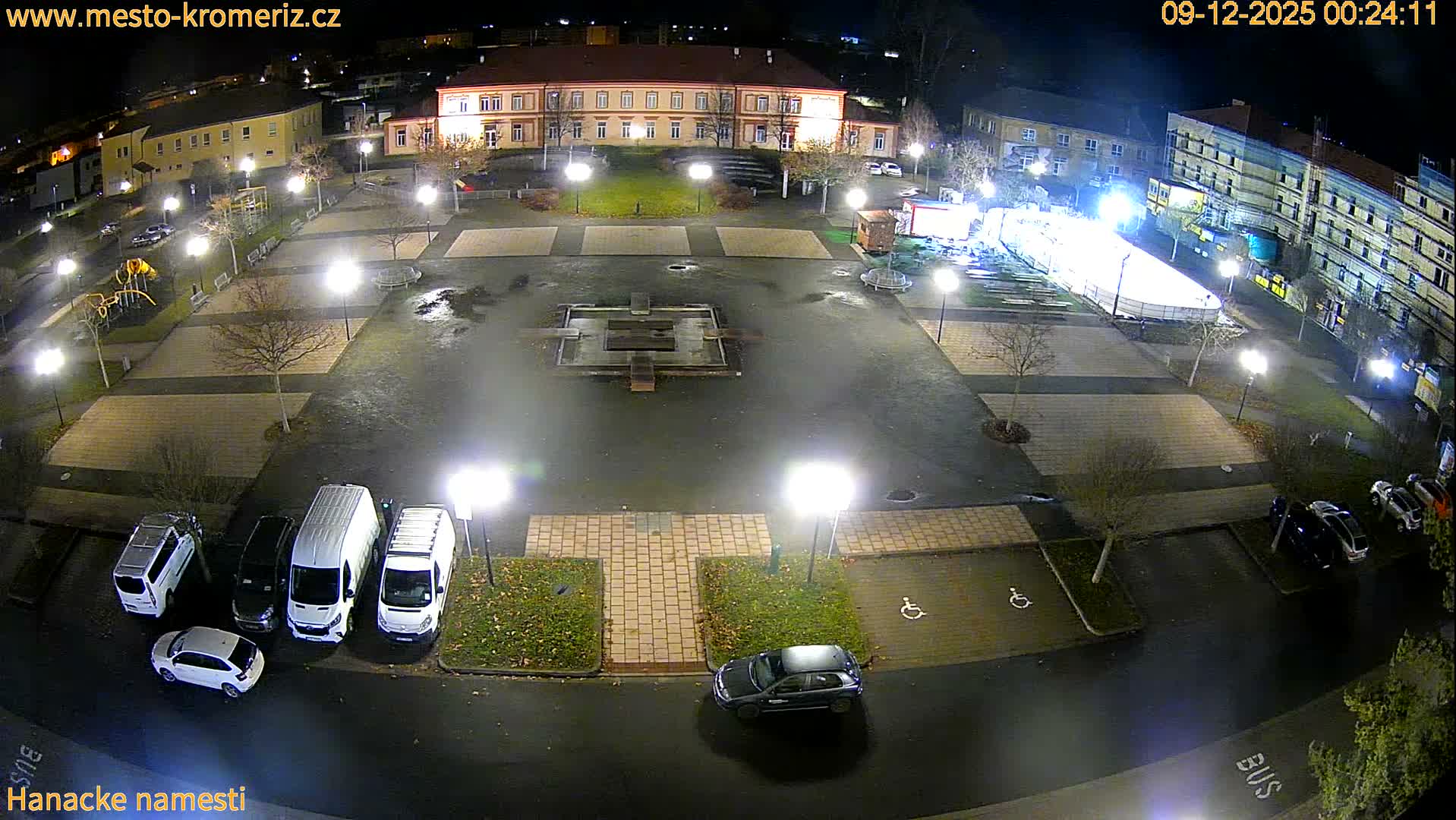 Kroměříž - Hanácké Náměstí Square Live Cam - Kromeriz, Zlin, Czechia