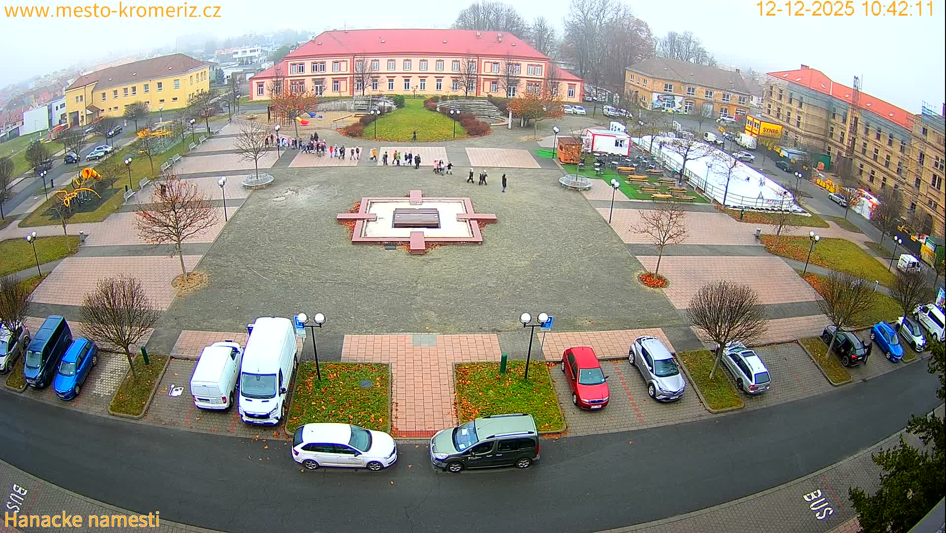Kroměříž - Hanácké Náměstí Square Live Cam - Kromeriz, Zlin, Czechia