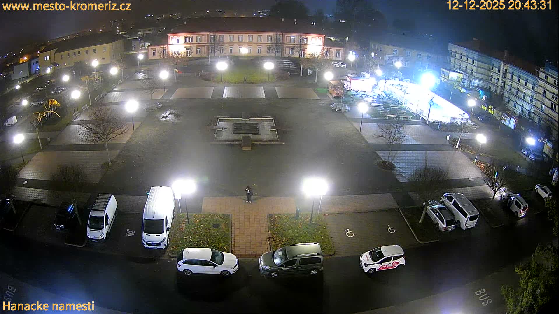 Kroměříž - Hanácké Náměstí Square Live Cam - Kromeriz, Zlin, Czechia