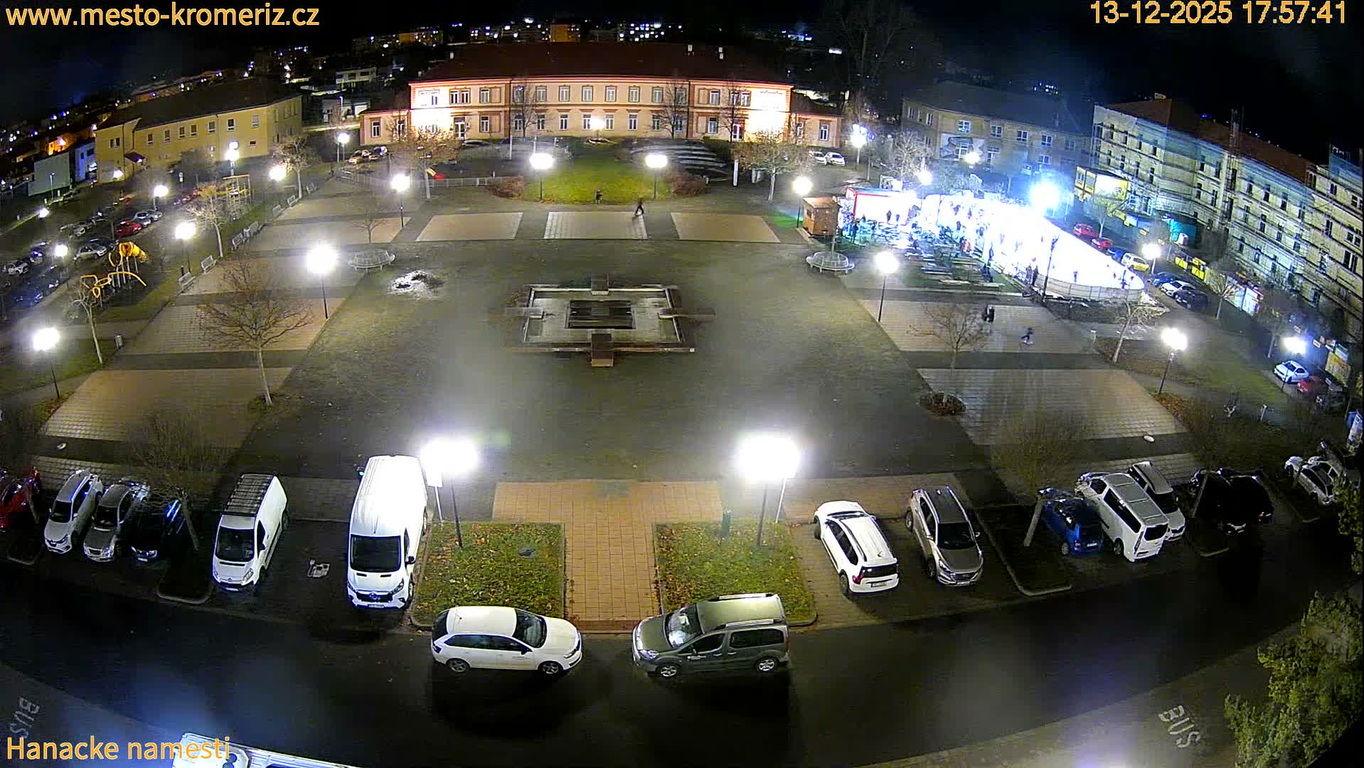 Kroměříž - Hanácké Náměstí Square Live Cam - Kromeriz, Zlin, Czechia