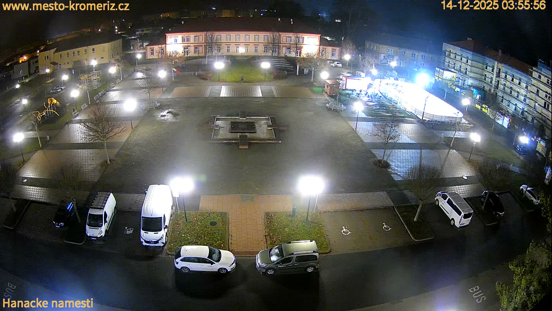 Kroměříž - Hanácké Náměstí Square Live Cam - Kromeriz, Zlin, Czechia
