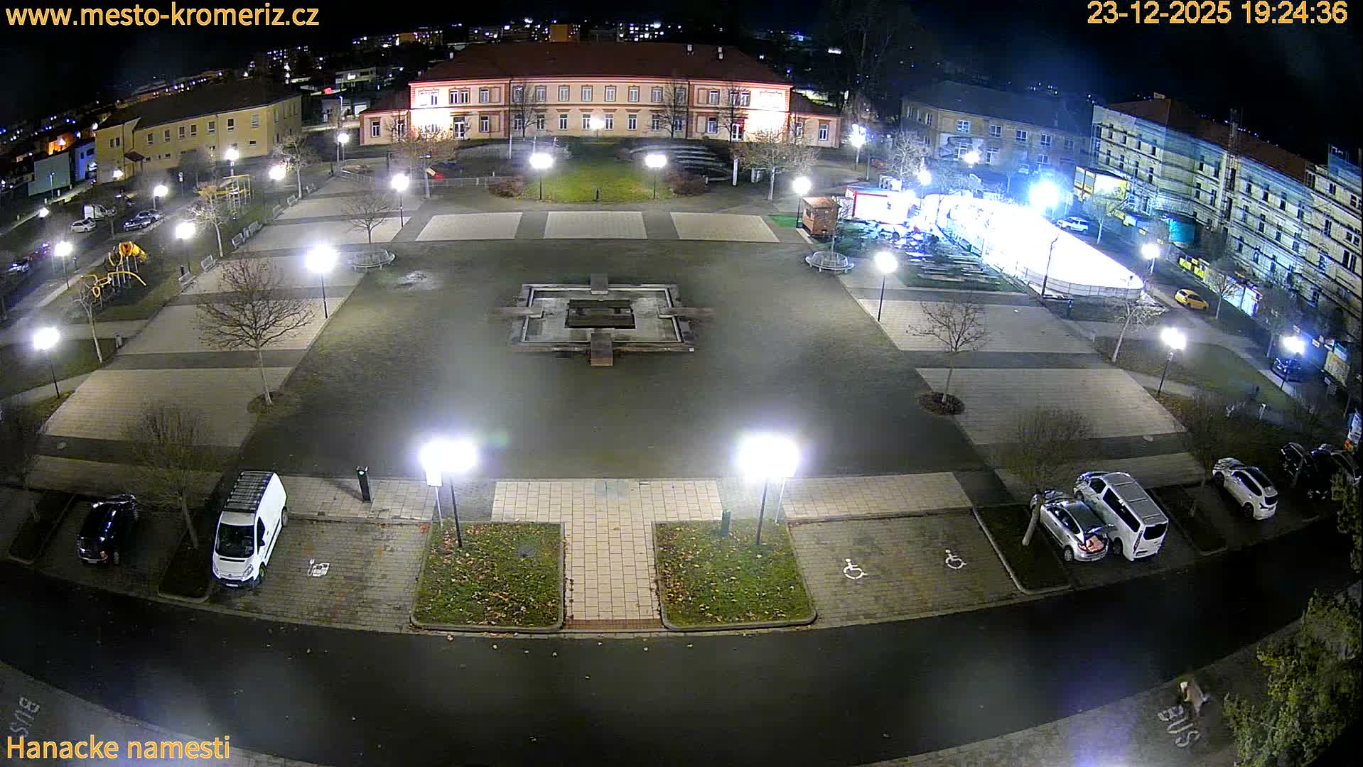 Kroměříž - Hanácké Náměstí Square Live Cam - Kromeriz, Zlin, Czechia