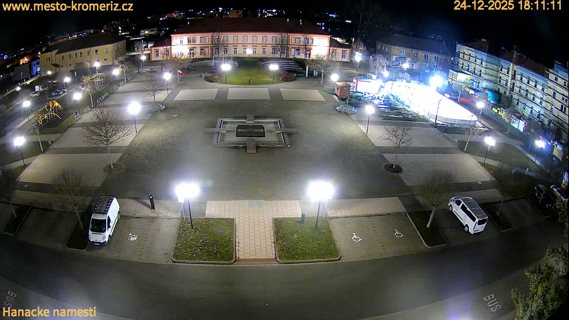 Kroměříž - Hanácké Náměstí Square Live Cam - Kromeriz, Zlin, Czechia