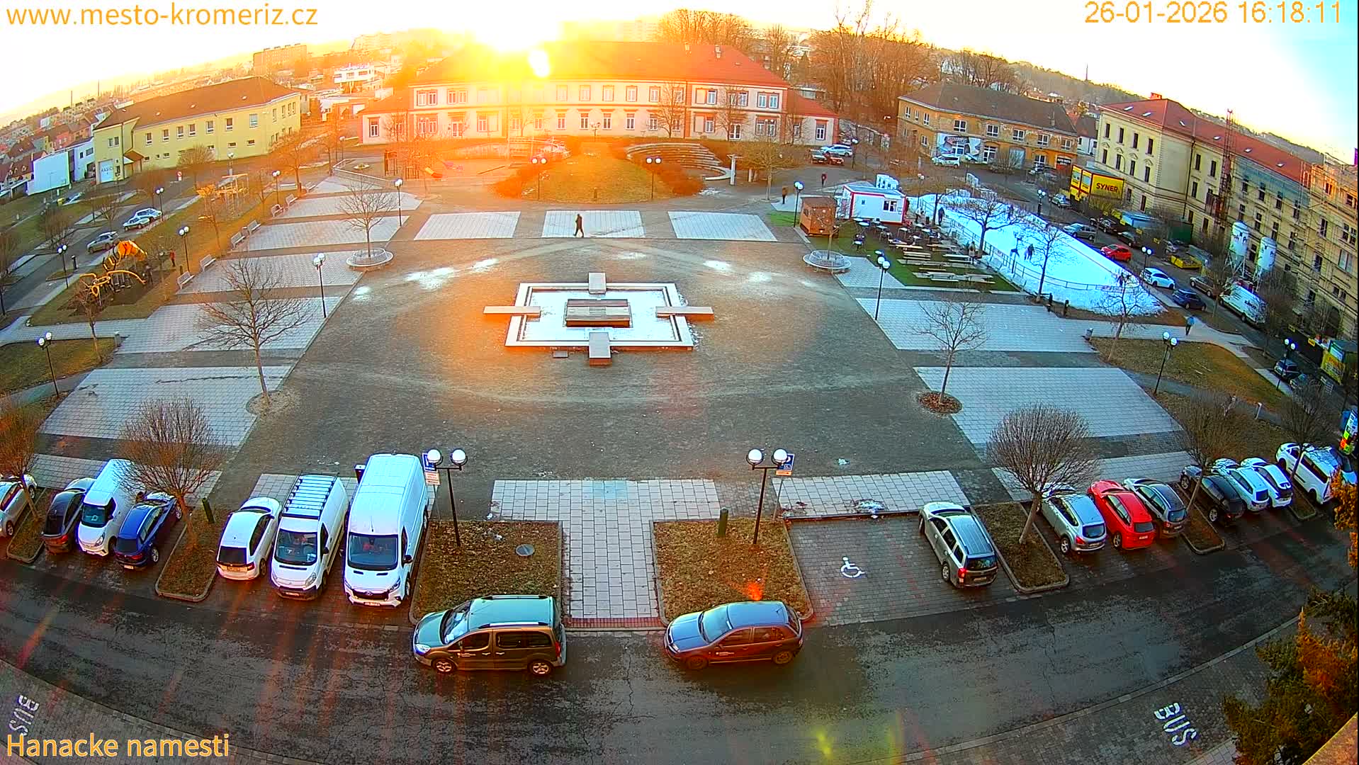 Kroměříž - Hanácké Náměstí Square Live Cam - Kromeriz, Zlin, Czechia