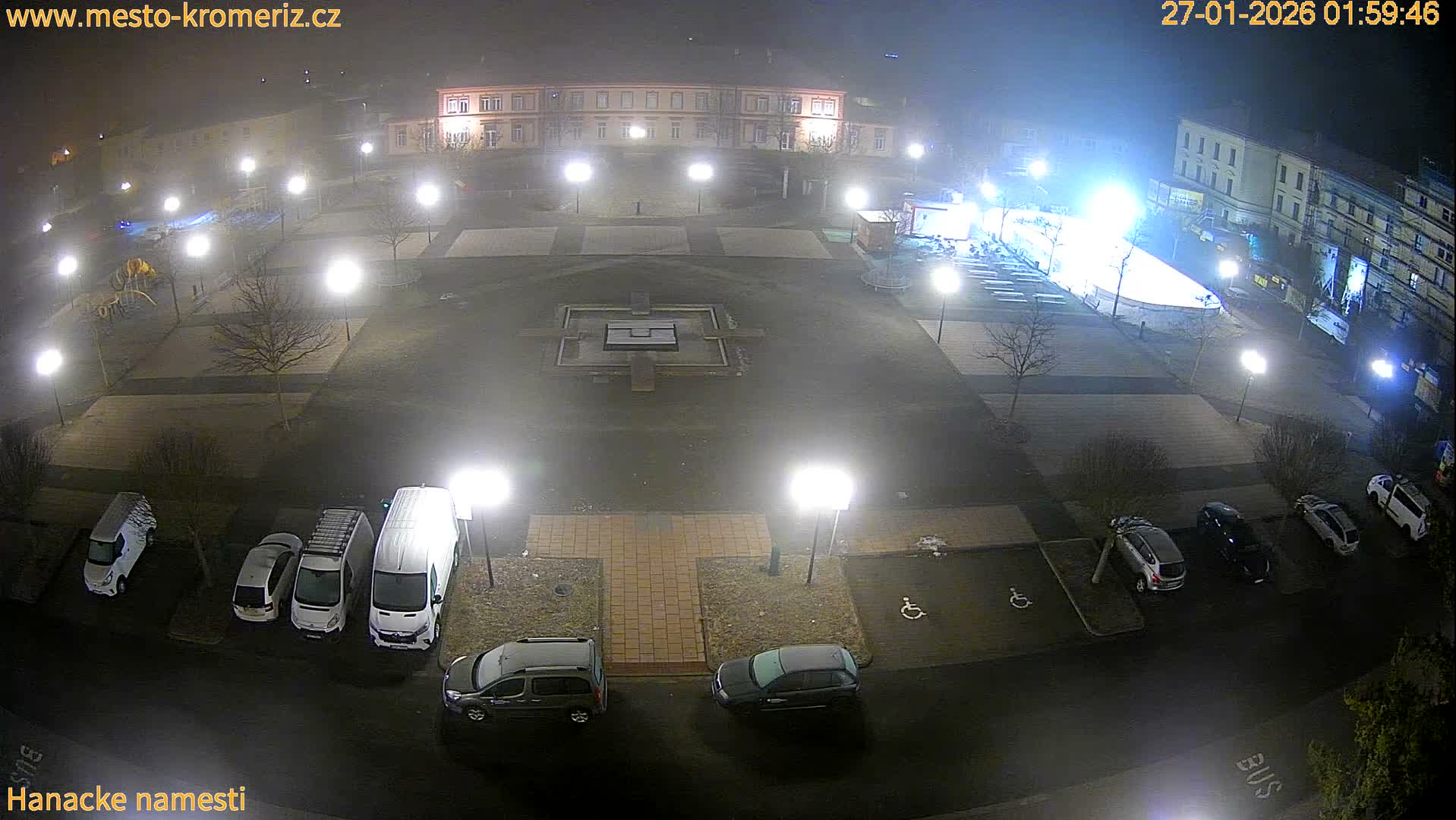Kroměříž - Hanácké Náměstí Square Live Cam - Kromeriz, Zlin, Czechia