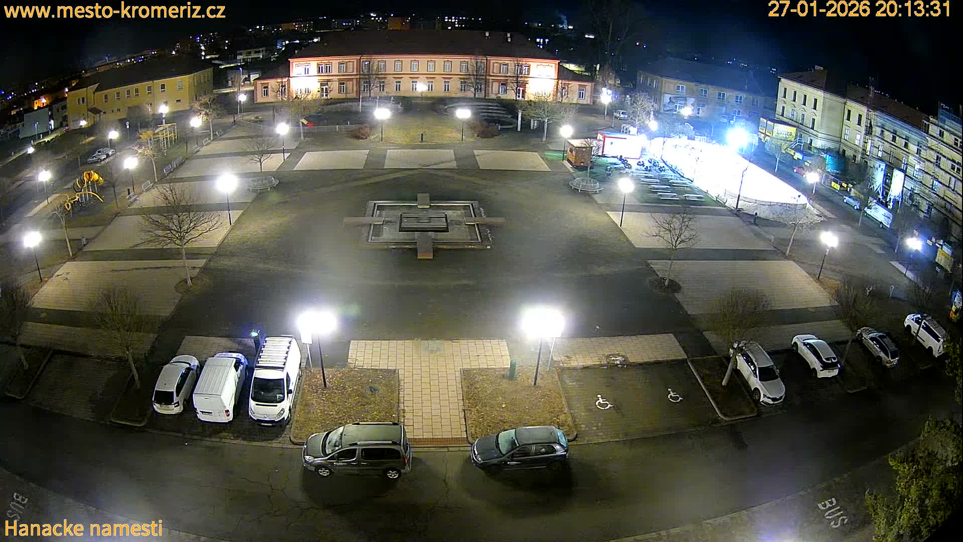 Kroměříž - Hanácké Náměstí Square Live Cam - Kromeriz, Zlin, Czechia