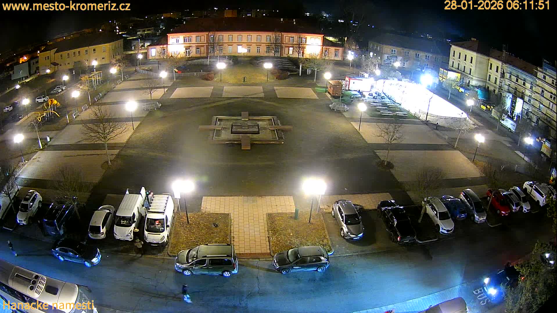 Kroměříž - Hanácké Náměstí Square Live Cam - Kromeriz, Zlin, Czechia