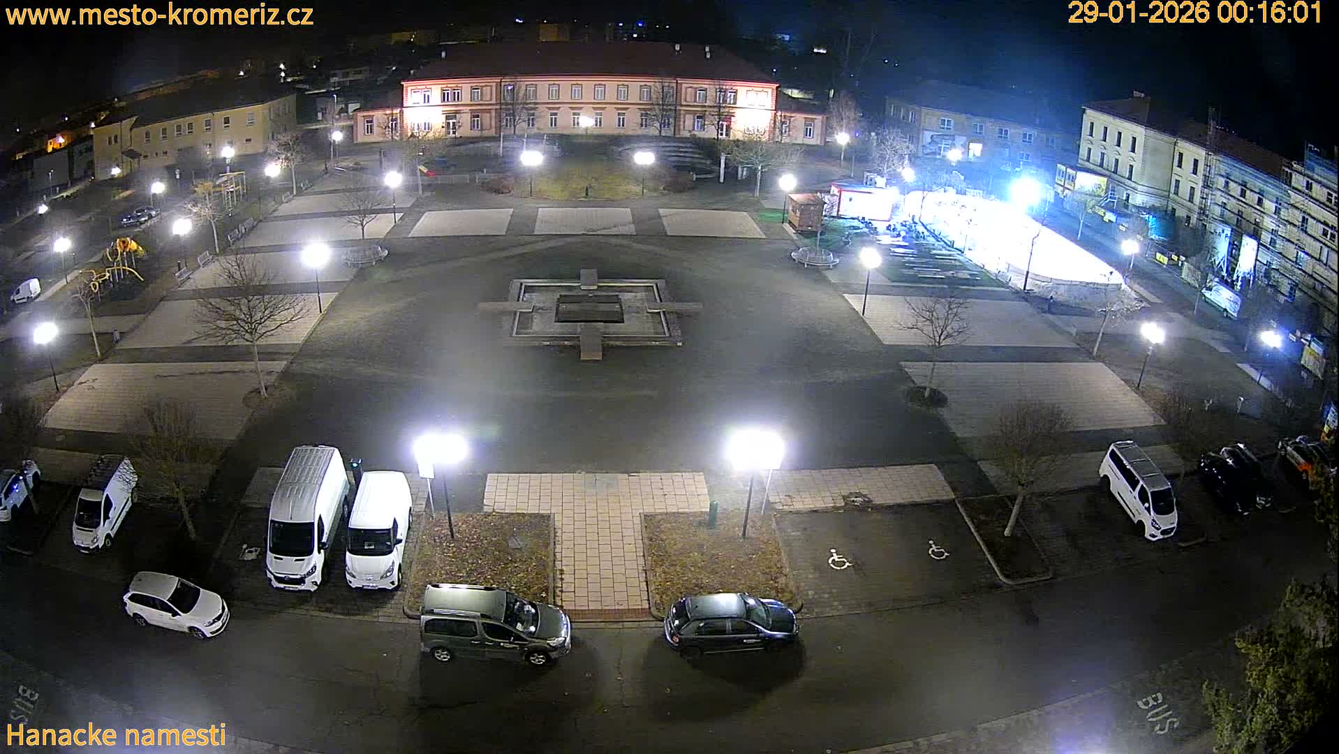 Kroměříž - Hanácké Náměstí Square Live Cam - Kromeriz, Zlin, Czechia