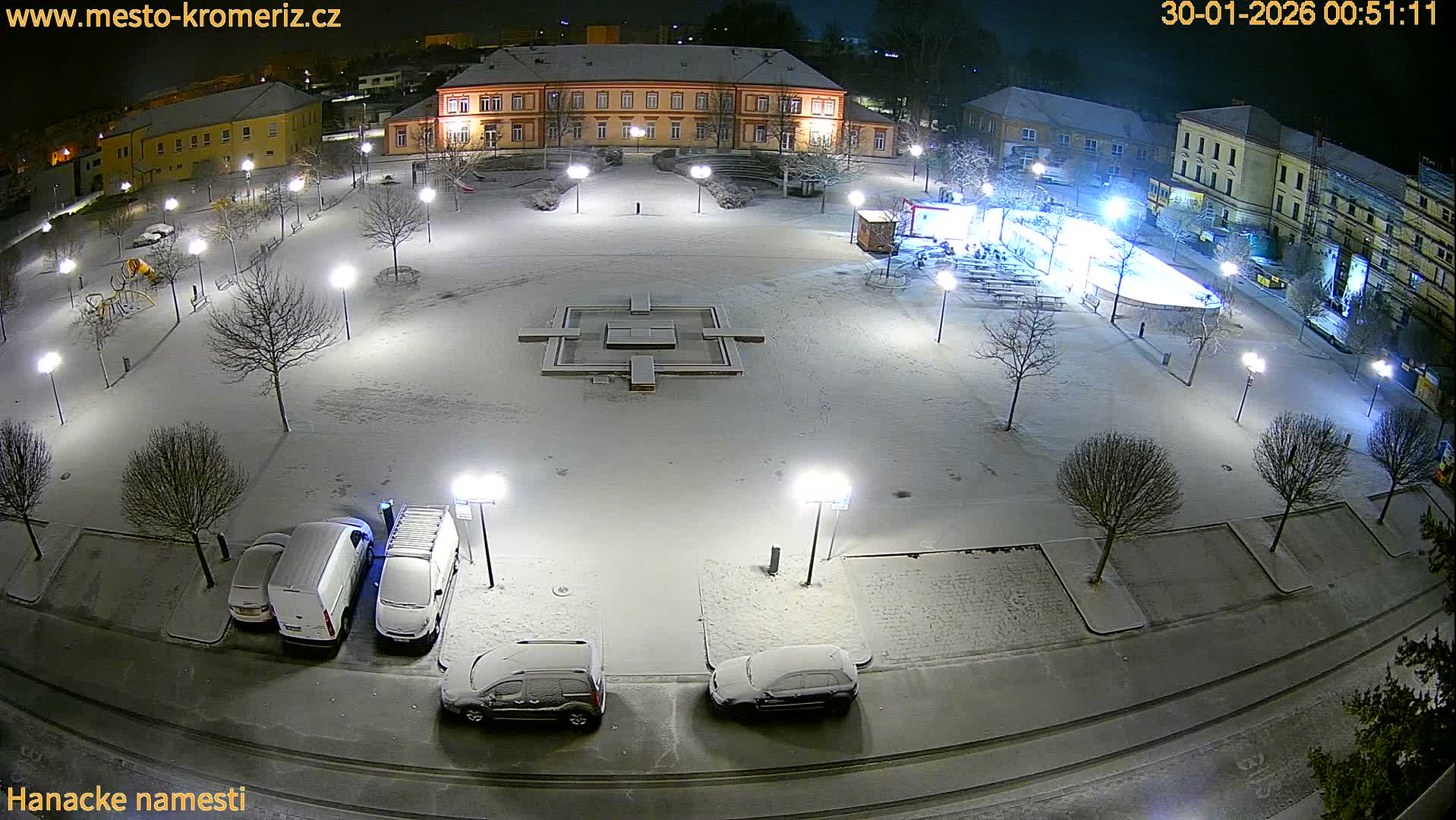 Kroměříž - Hanácké Náměstí Square Live Cam - Kromeriz, Zlin, Czechia