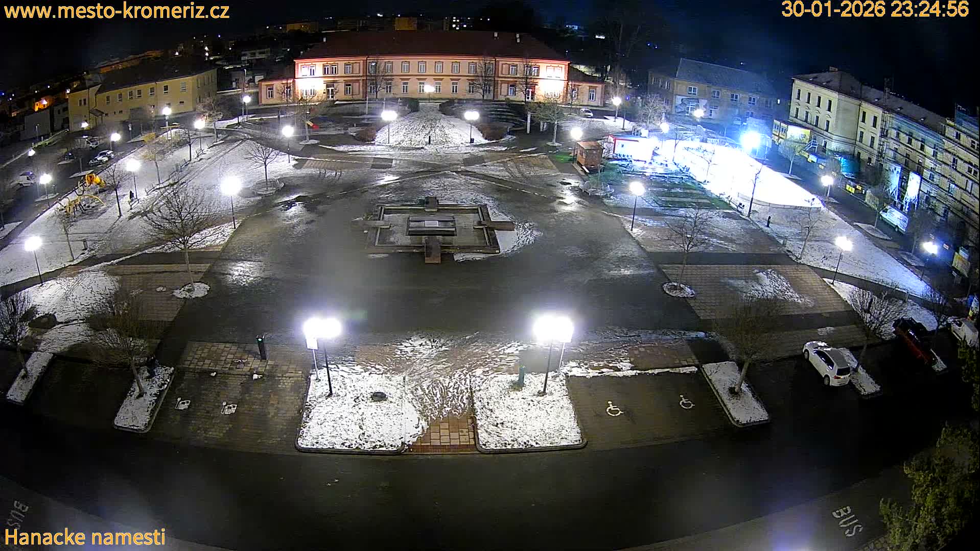 Kroměříž - Hanácké Náměstí Square Live Cam - Kromeriz, Zlin, Czechia