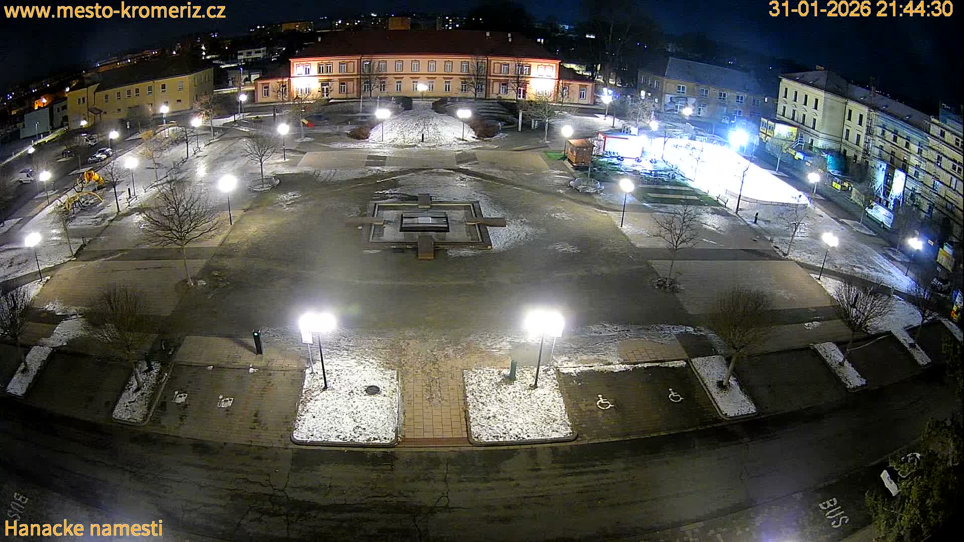 Kroměříž - Hanácké Náměstí Square Live Cam - Kromeriz, Zlin, Czechia