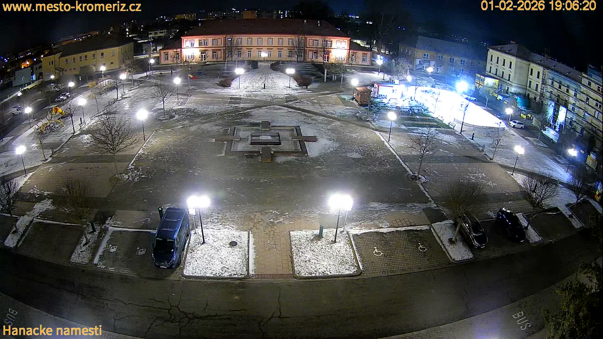 Kroměříž - Hanácké Náměstí Square Live Cam - Kromeriz, Zlin, Czechia