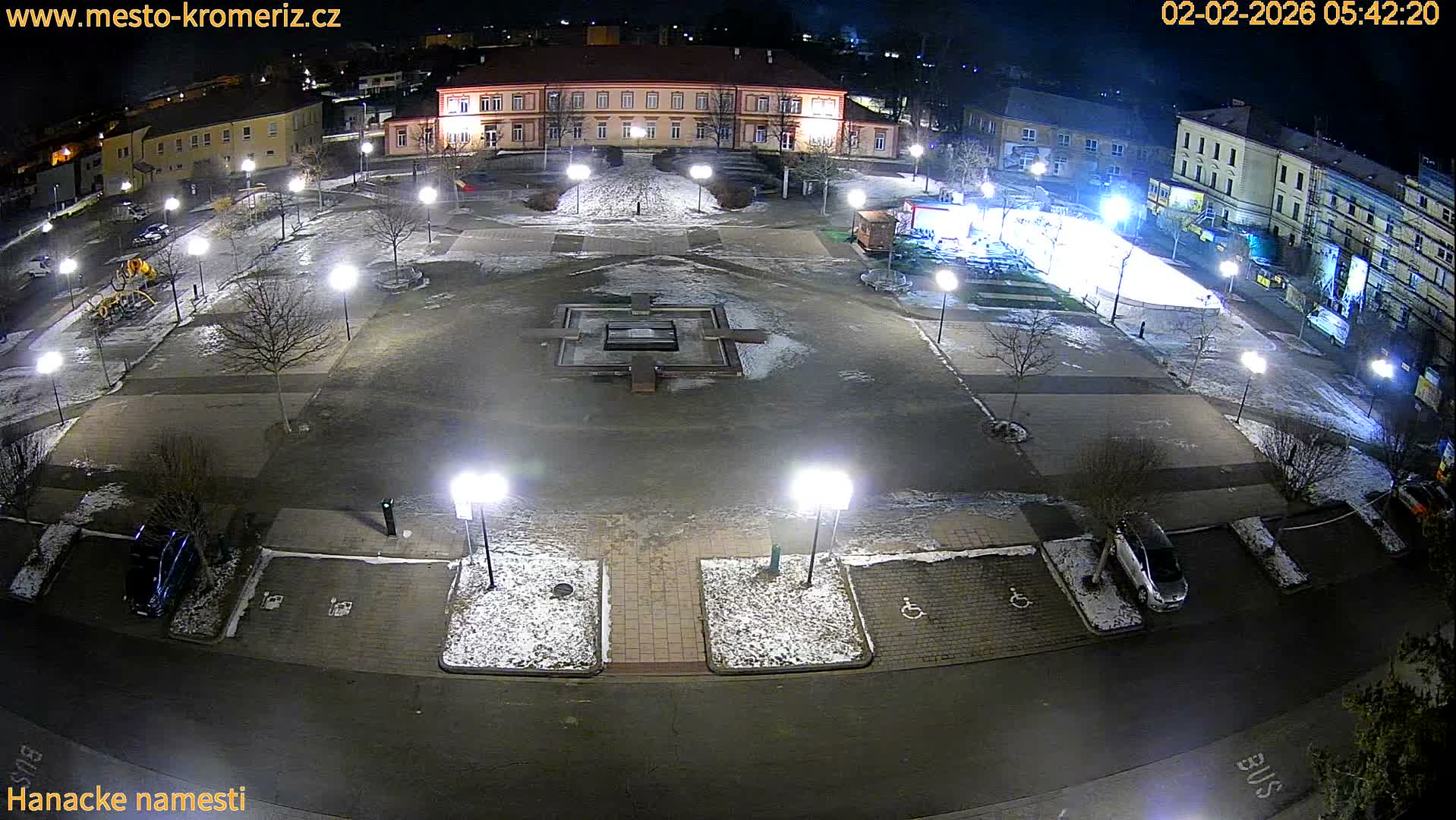 Kroměříž - Hanácké Náměstí Square Live Cam - Kromeriz, Zlin, Czechia