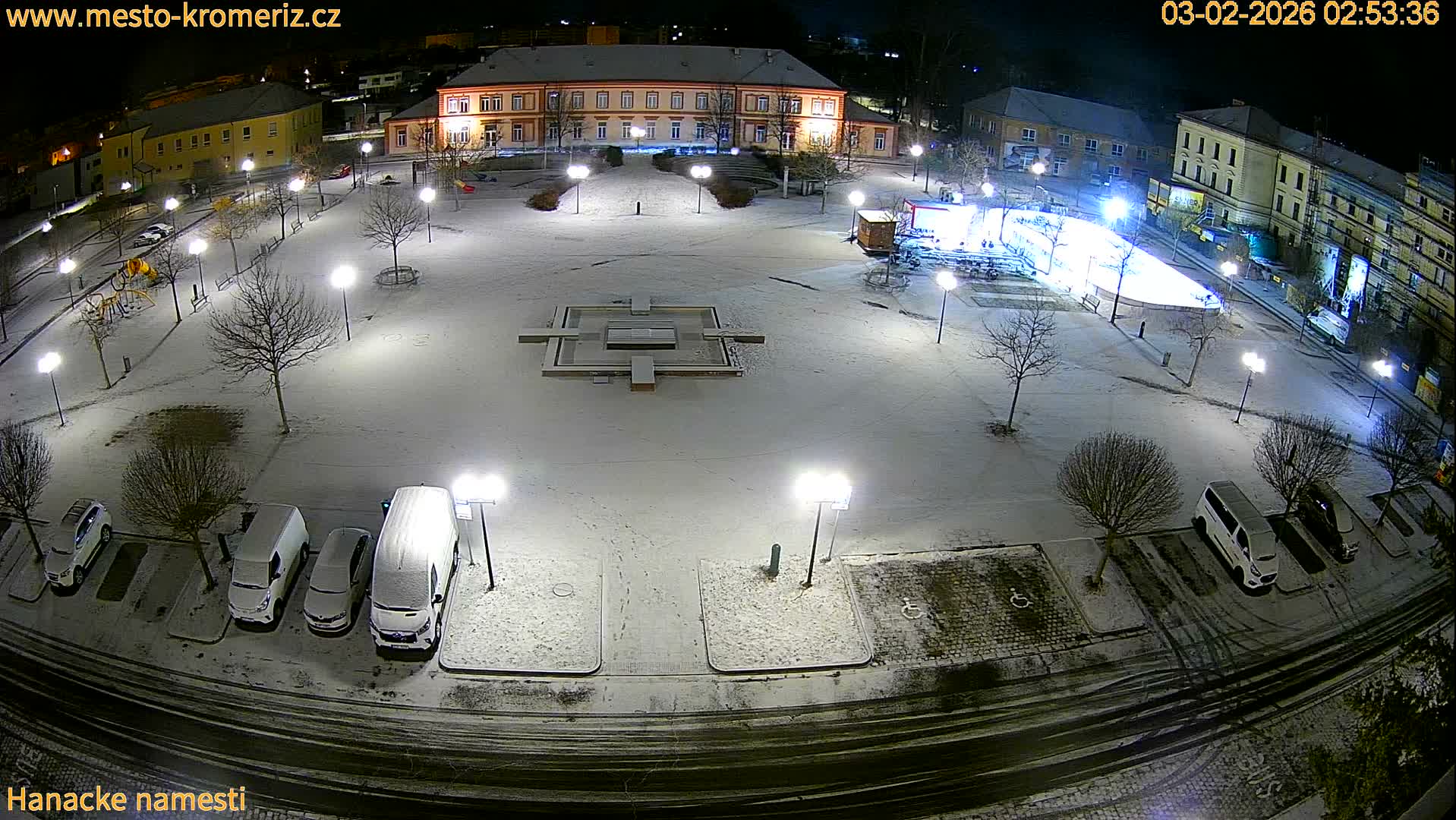 Kroměříž - Hanácké Náměstí Square Live Cam - Kromeriz, Zlin, Czechia