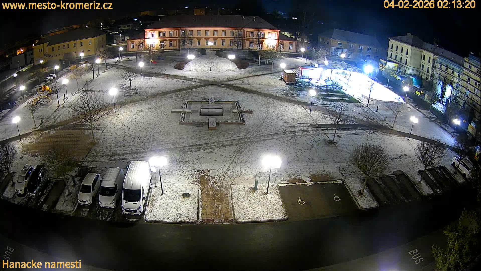 Kroměříž - Hanácké Náměstí Square Live Cam - Kromeriz, Zlin, Czechia