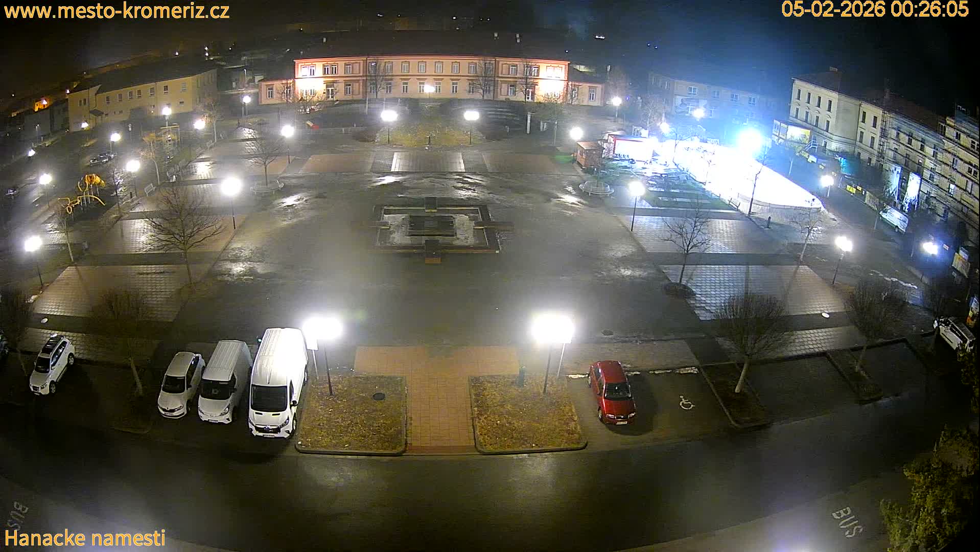 Kroměříž - Hanácké Náměstí Square Live Cam - Kromeriz, Zlin, Czechia