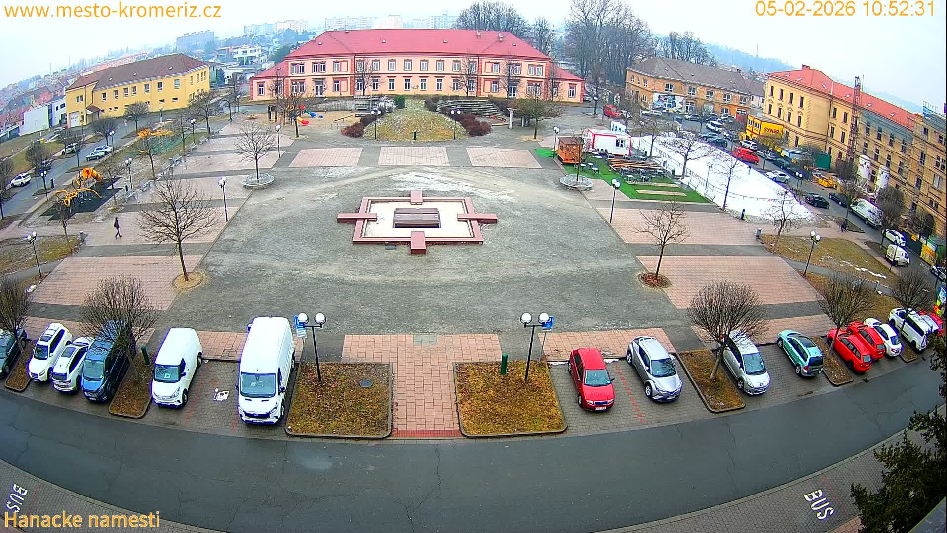 Kroměříž - Hanácké Náměstí Square Live Cam - Kromeriz, Zlin, Czechia