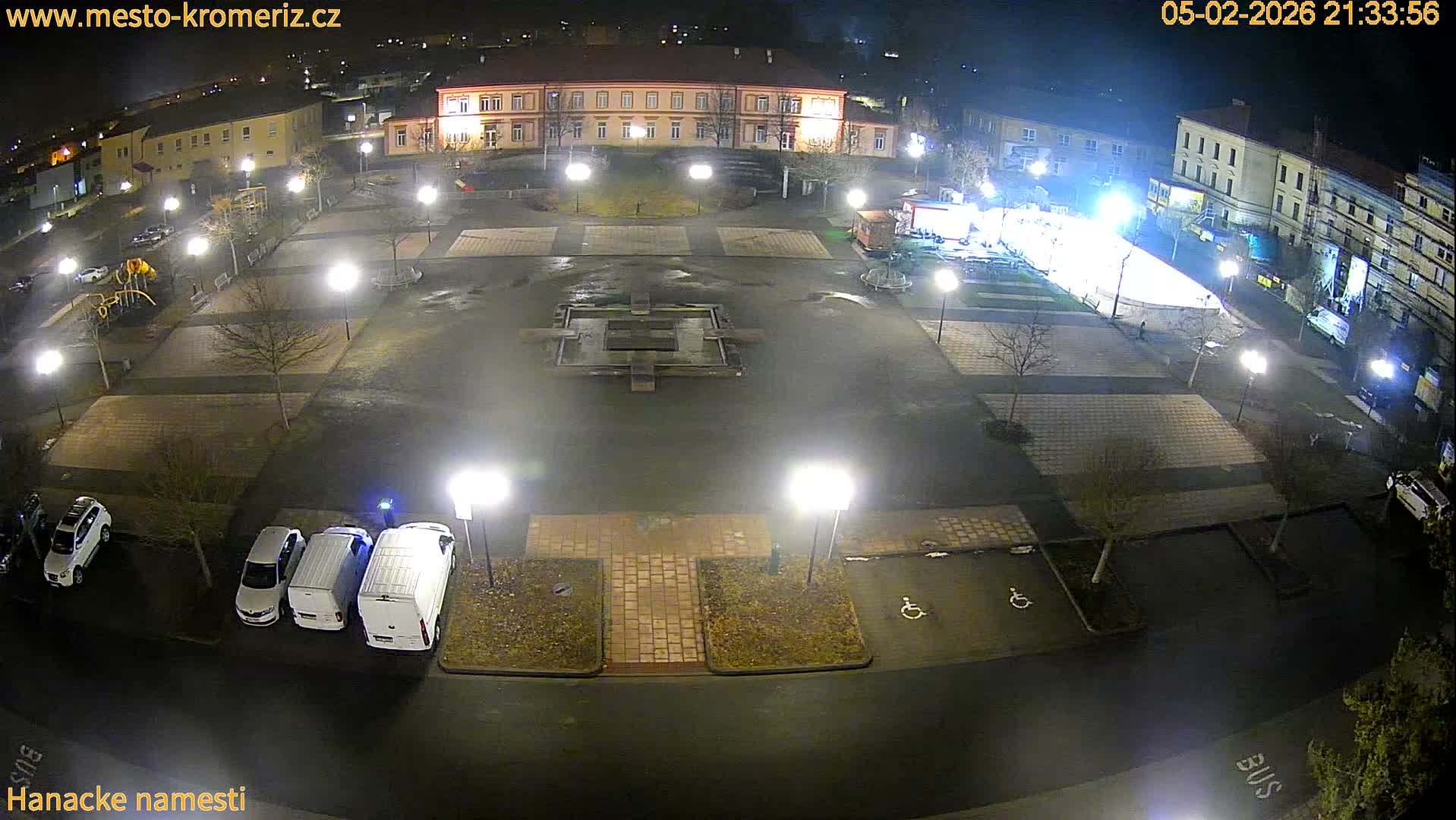 Kroměříž - Hanácké Náměstí Square Live Cam - Kromeriz, Zlin, Czechia