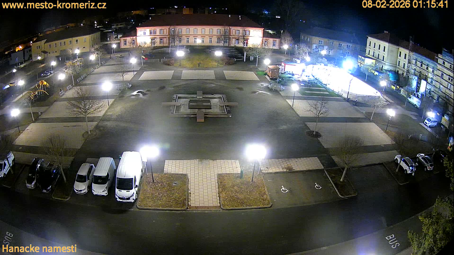 Kroměříž - Hanácké Náměstí Square Live Cam - Kromeriz, Zlin, Czechia