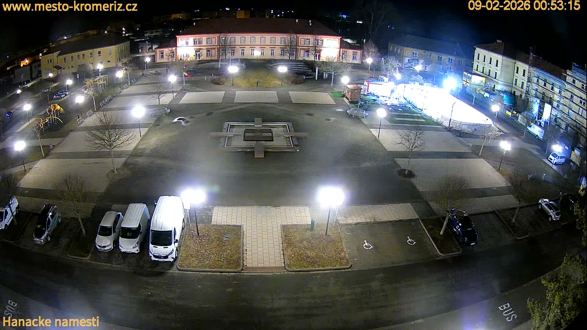 Kroměříž - Hanácké Náměstí Square Live Cam - Kromeriz, Zlin, Czechia