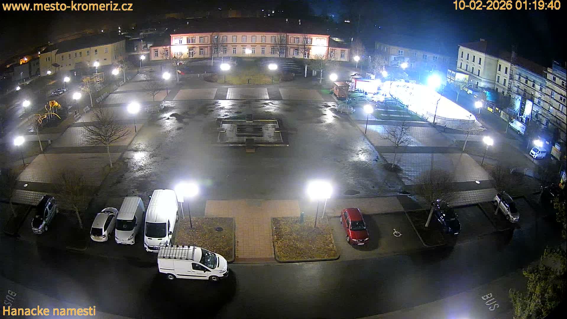 Kroměříž - Hanácké Náměstí Square Live Cam - Kromeriz, Zlin, Czechia