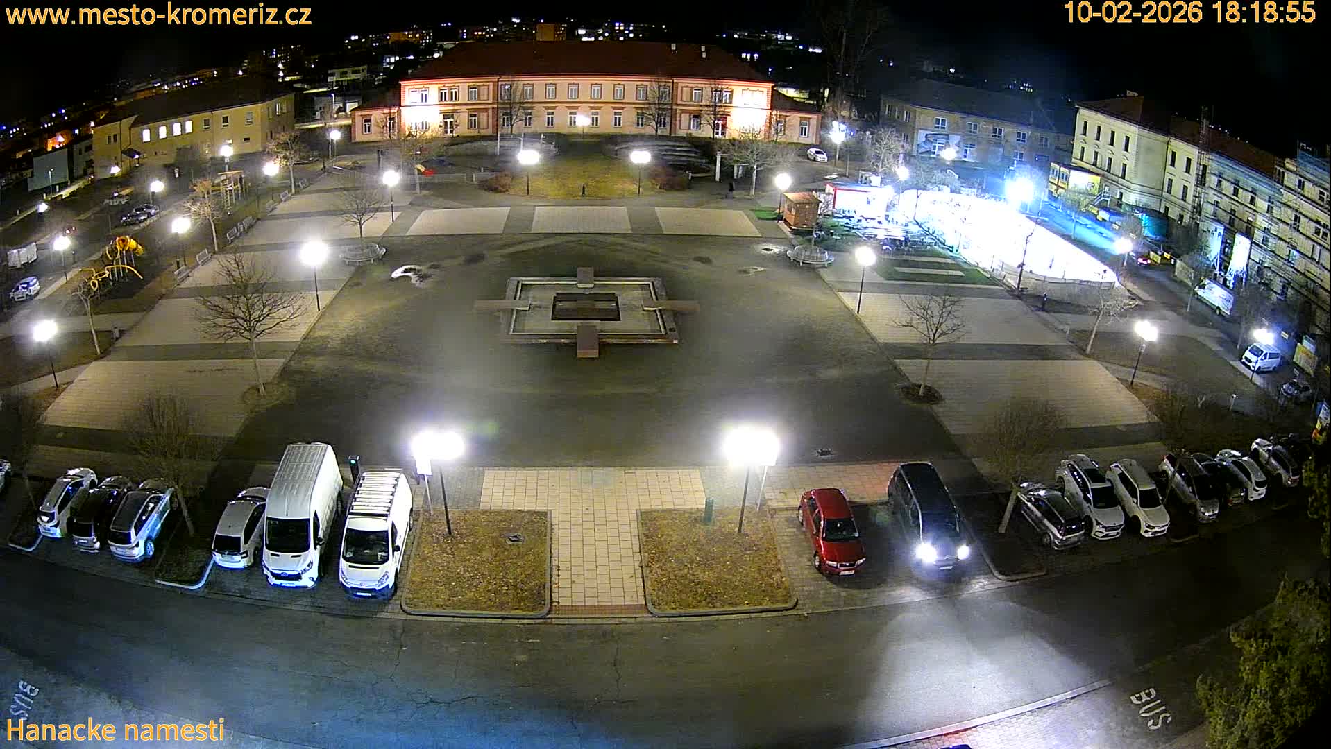 Kroměříž - Hanácké Náměstí Square Live Cam - Kromeriz, Zlin, Czechia