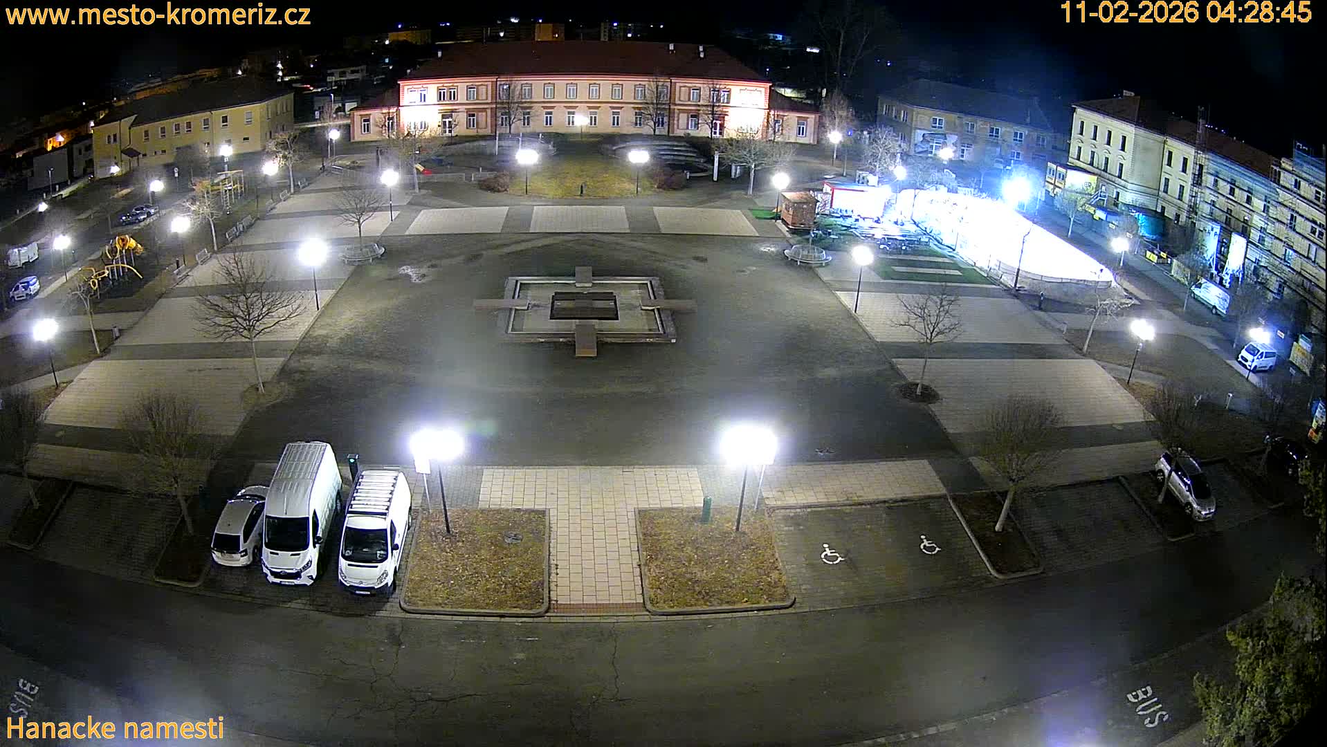 Kroměříž - Hanácké Náměstí Square Live Cam - Kromeriz, Zlin, Czechia