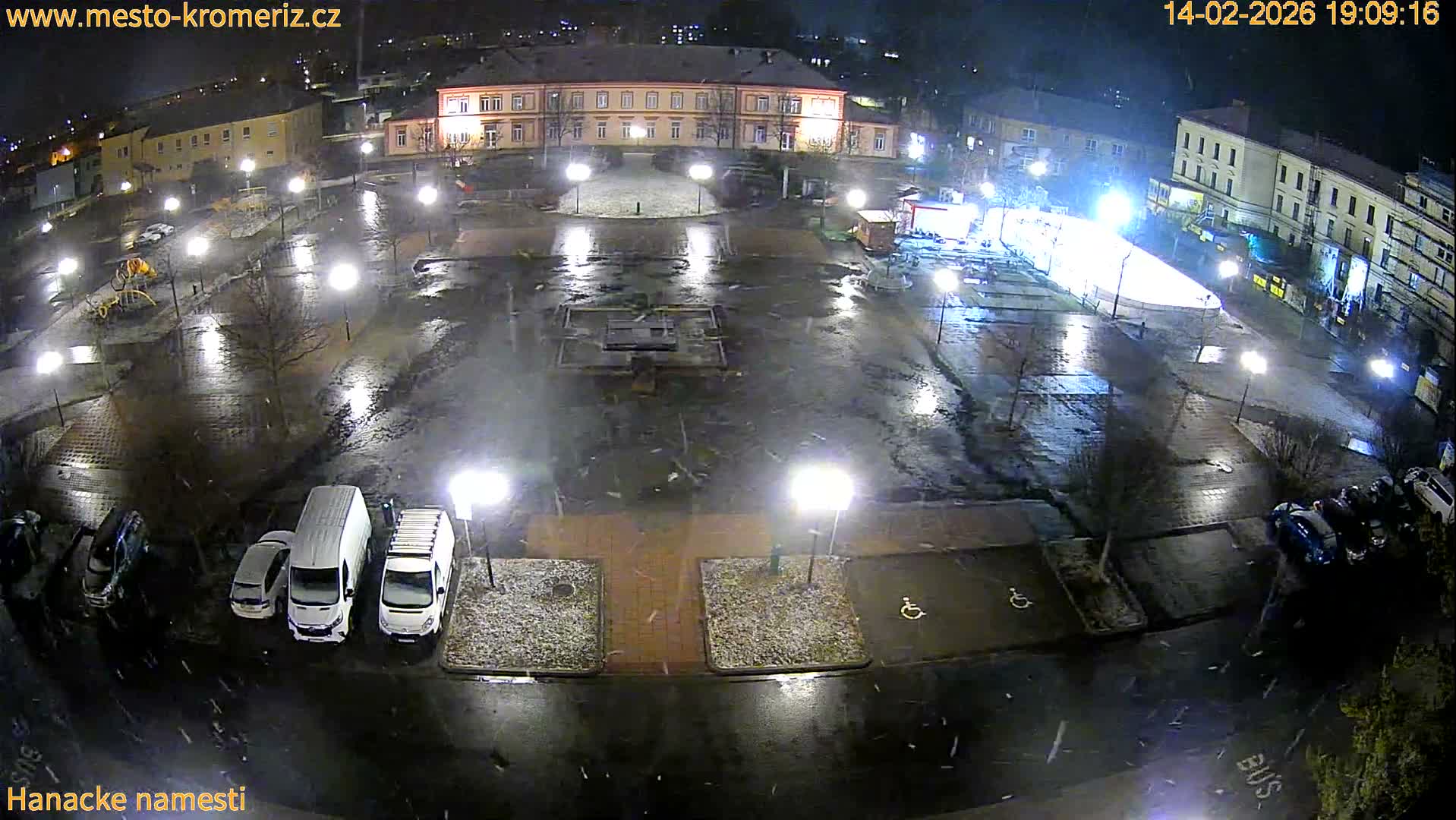 Kroměříž - Hanácké Náměstí Square Live Cam - Kromeriz, Zlin, Czechia