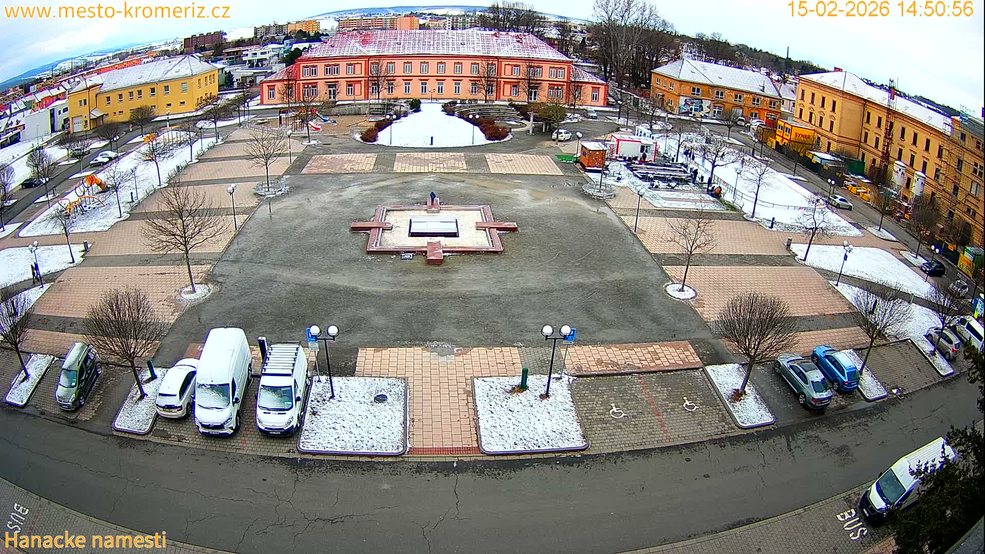 Kroměříž - Hanácké Náměstí Square Live Cam - Kromeriz, Zlin, Czechia
