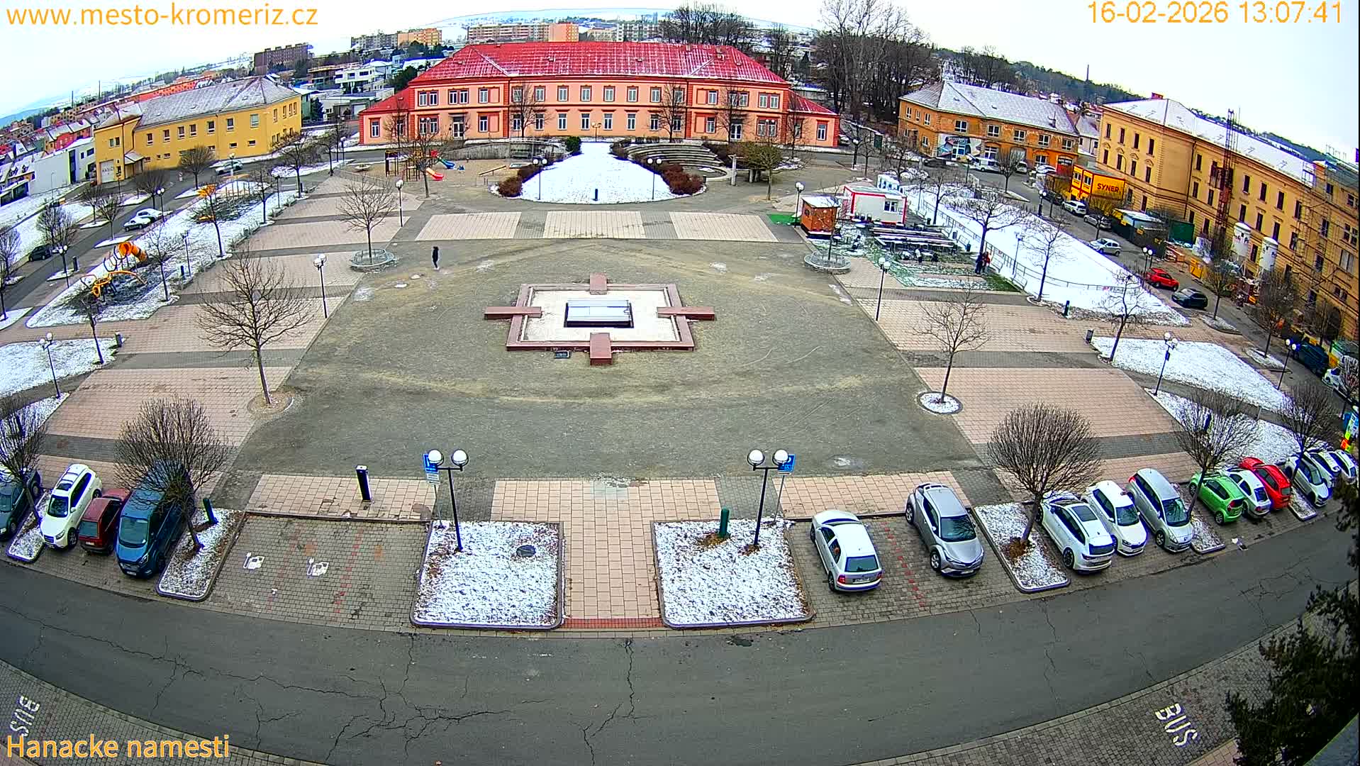 Kroměříž - Hanácké Náměstí Square Live Cam - Kromeriz, Zlin, Czechia