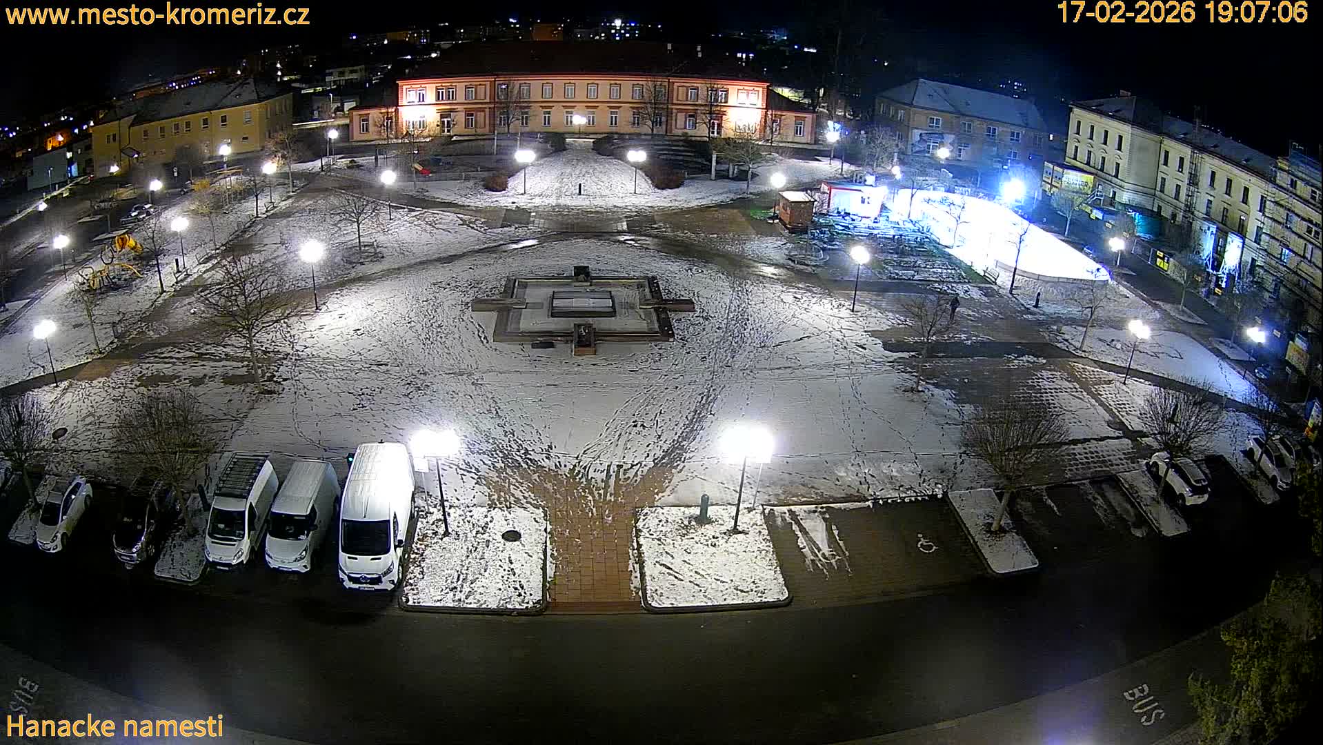 Kroměříž - Hanácké Náměstí Square Live Cam - Kromeriz, Zlin, Czechia