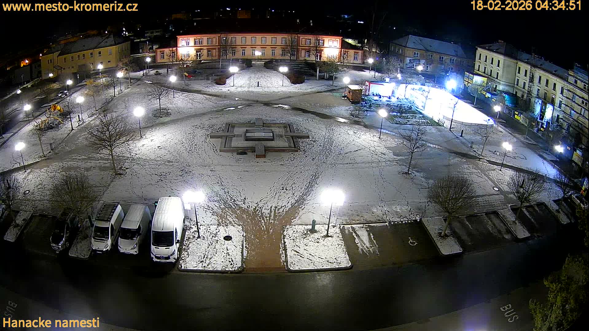 Kroměříž - Hanácké Náměstí Square Live Cam - Kromeriz, Zlin, Czechia