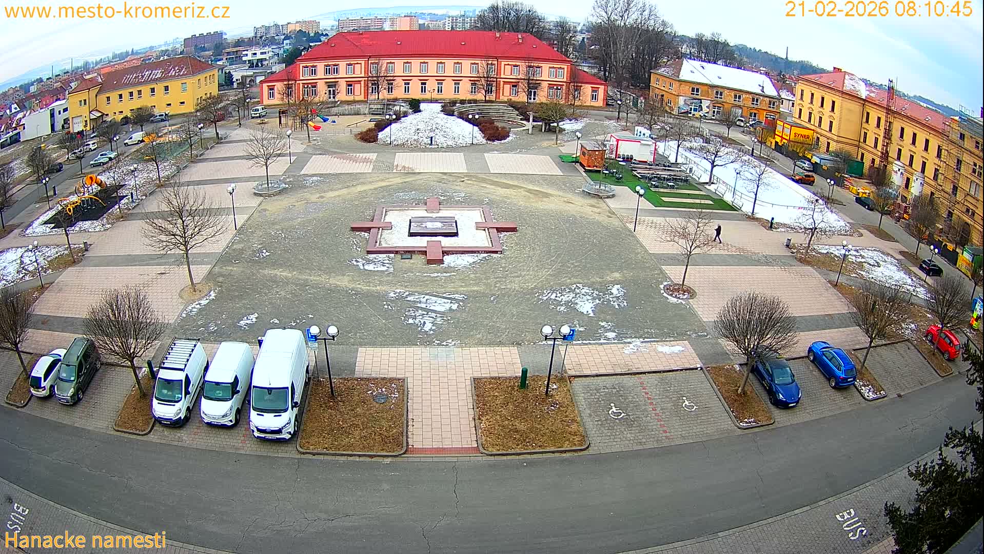Kroměříž - Hanácké Náměstí Square Live Cam - Kromeriz, Zlin, Czechia