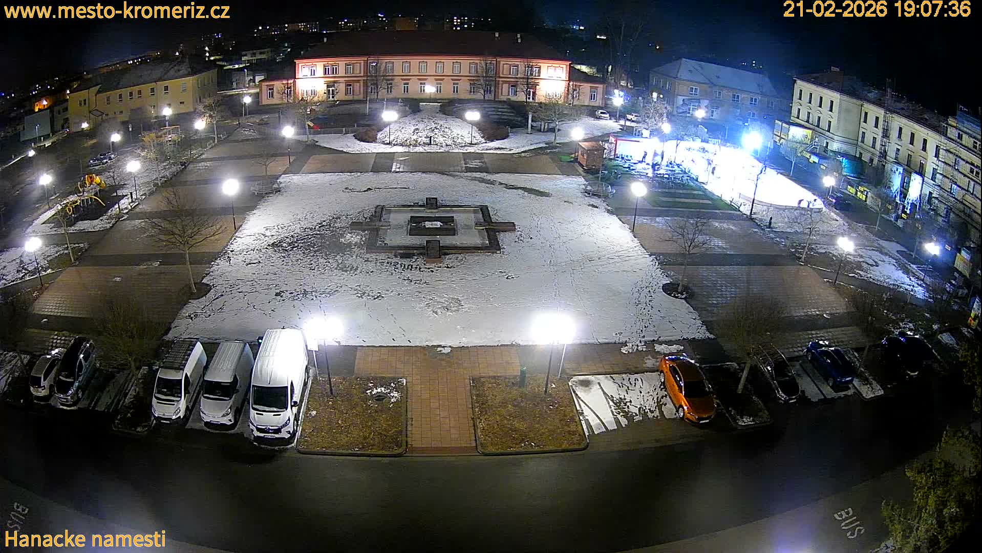 Kroměříž - Hanácké Náměstí Square Live Cam - Kromeriz, Zlin, Czechia